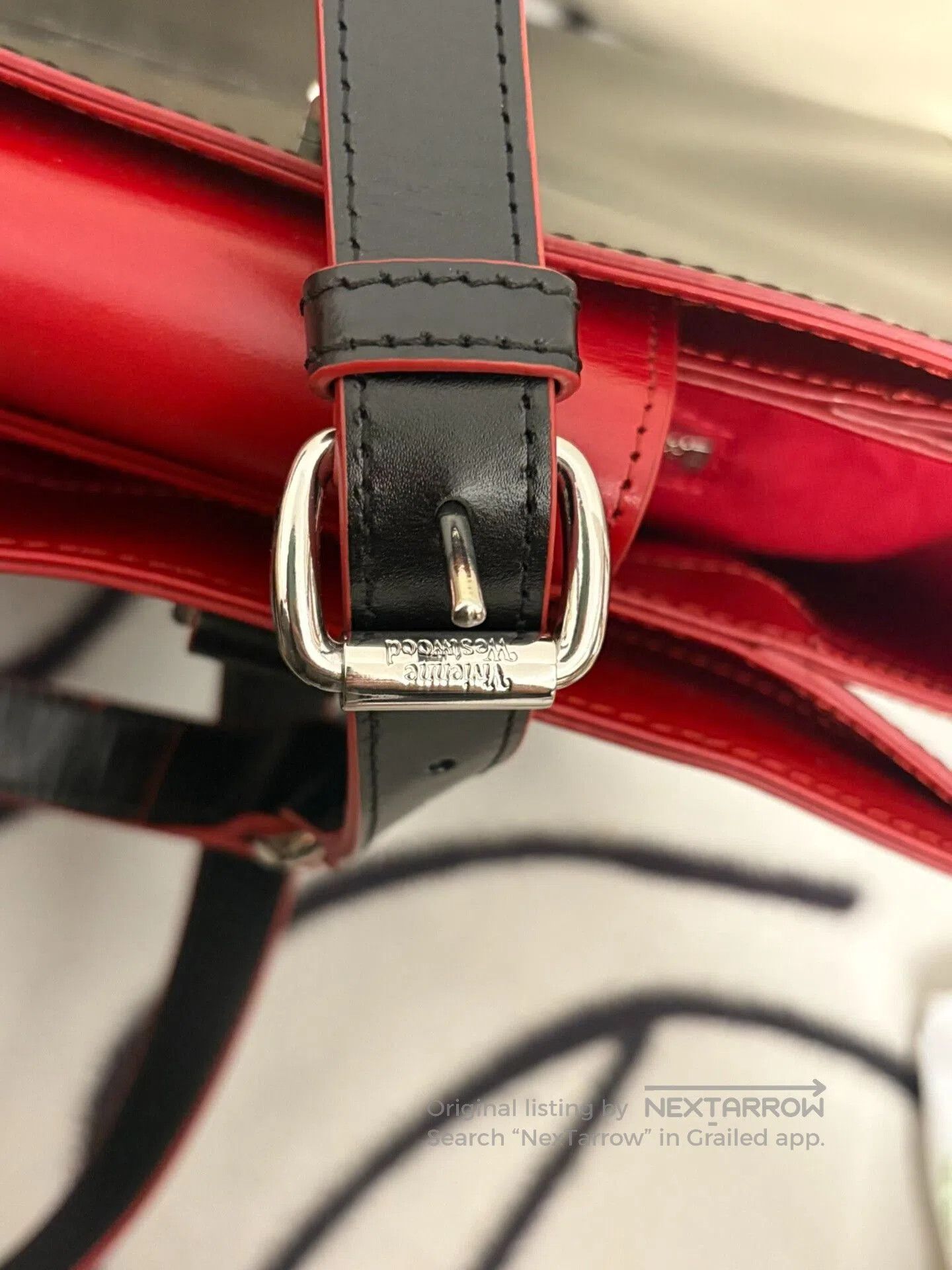 Vivienne Westwood Vivienne Westwood Black Red Handbag. Size ONE SIZE - 7 Thumbnail