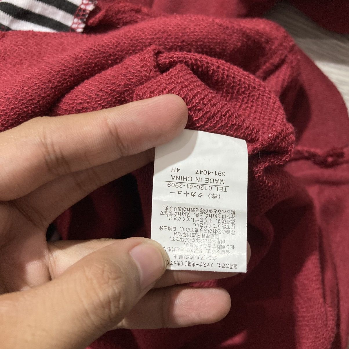 Japanese Brand 2000s Sematic Design Duffle Ziphoodie Fur Red Maroon Lgb Size US M / EU 48-50 / 2 - 12 Thumbnail