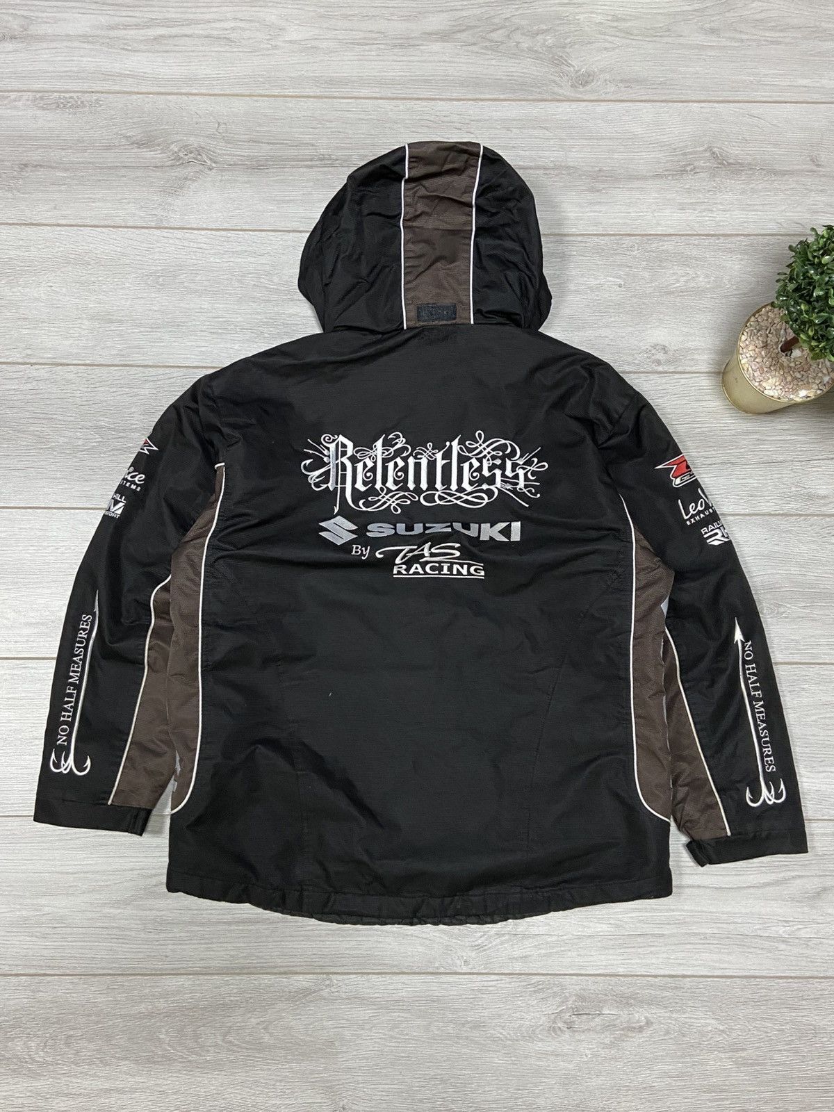 Other Suzuki relentless vintage jacket hooded windbreaker zip Size US XL / EU 56 / 4 - 1 Thumbnail