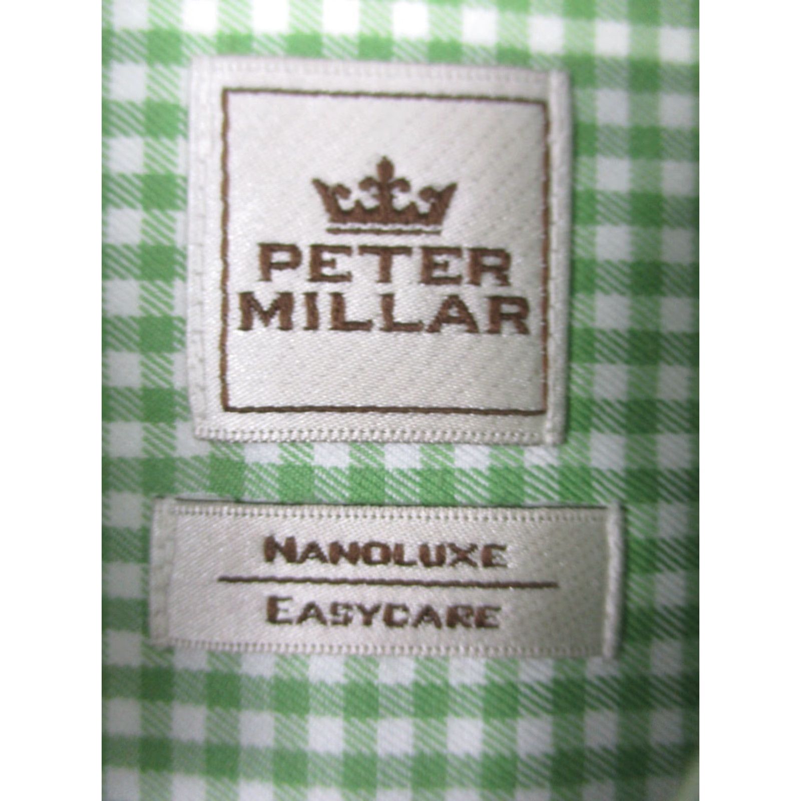 Peter Millar Peter Millar Shirt Medium Nanoluxe Green Plaid National Invitational Golf Shirt Mens Size US M / EU 48-50 / 2 - 4 Thumbnail