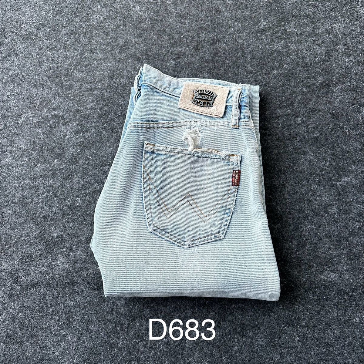 Edwin Sale 🔥 Rare Vintage Edwin Made In Italy Denim D683 Size US 30 / EU 46 - 21 Thumbnail