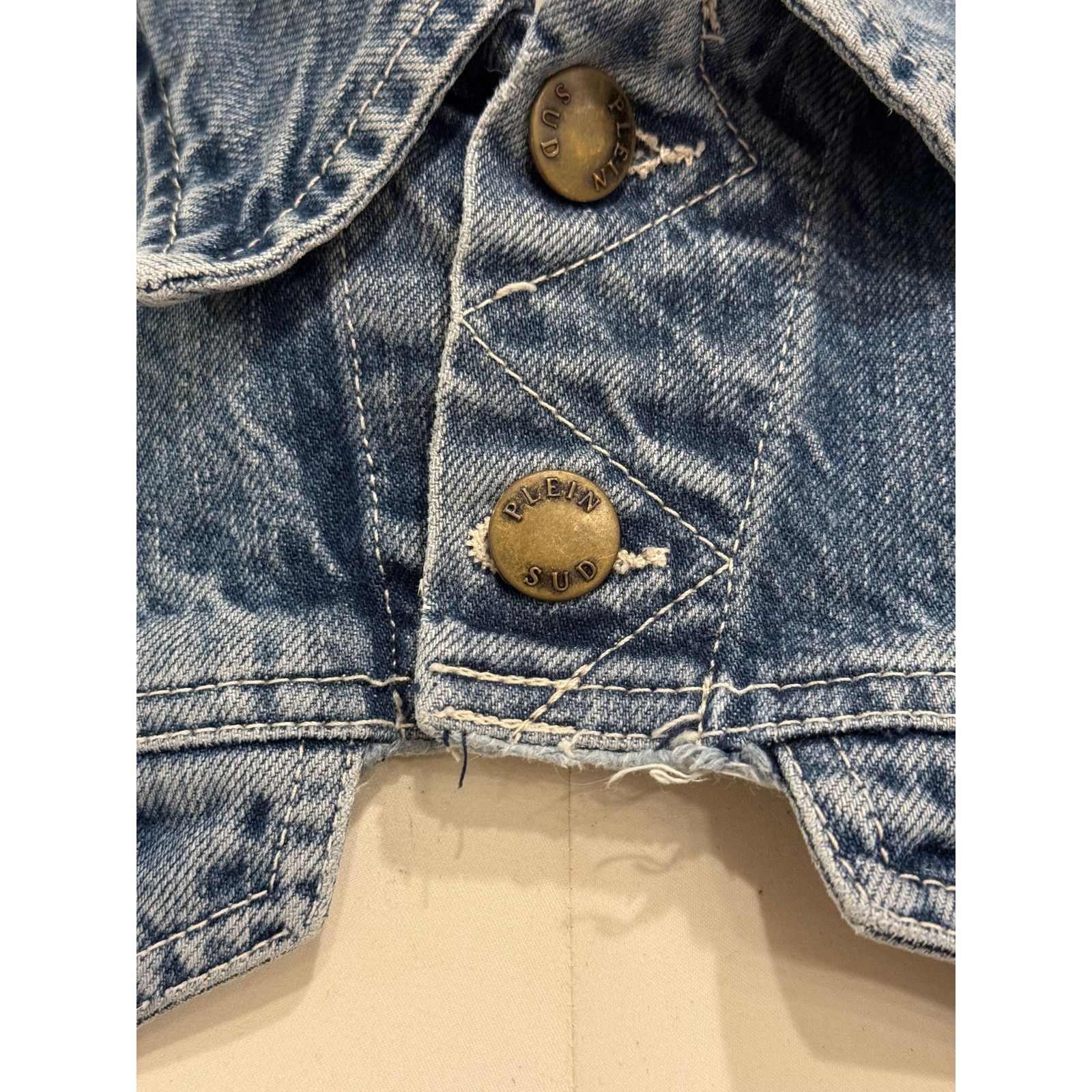 plein sud 2000s Plein Sud cropped denim top Size XS / US 0-2 / IT 36-38 - 5 Thumbnail
