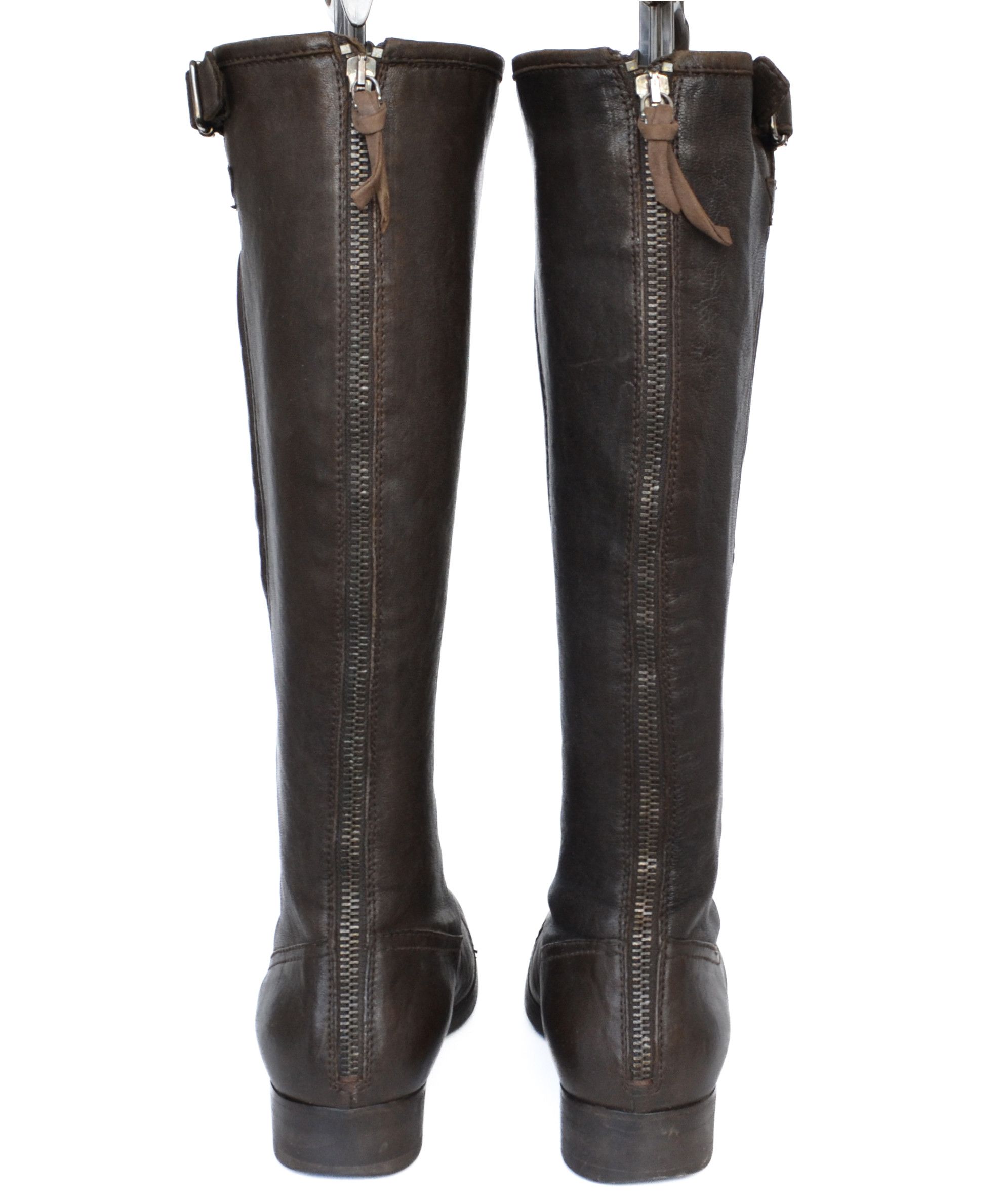Miu Miu MIU MIU Boots Biker Brown Astro Leather 1999 PRADA Vintag Size US 8.5 / IT 38.5 - 9 Thumbnail
