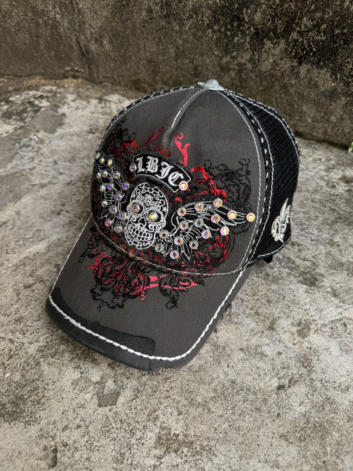 If Six Was Nine × Japanese Brand × Le Grande Bleu (L.G.B.) Y2k Studded Skull Laguna Beach Ifsixwasnine Lgb Style Size ONE SIZE - 4 Thumbnail