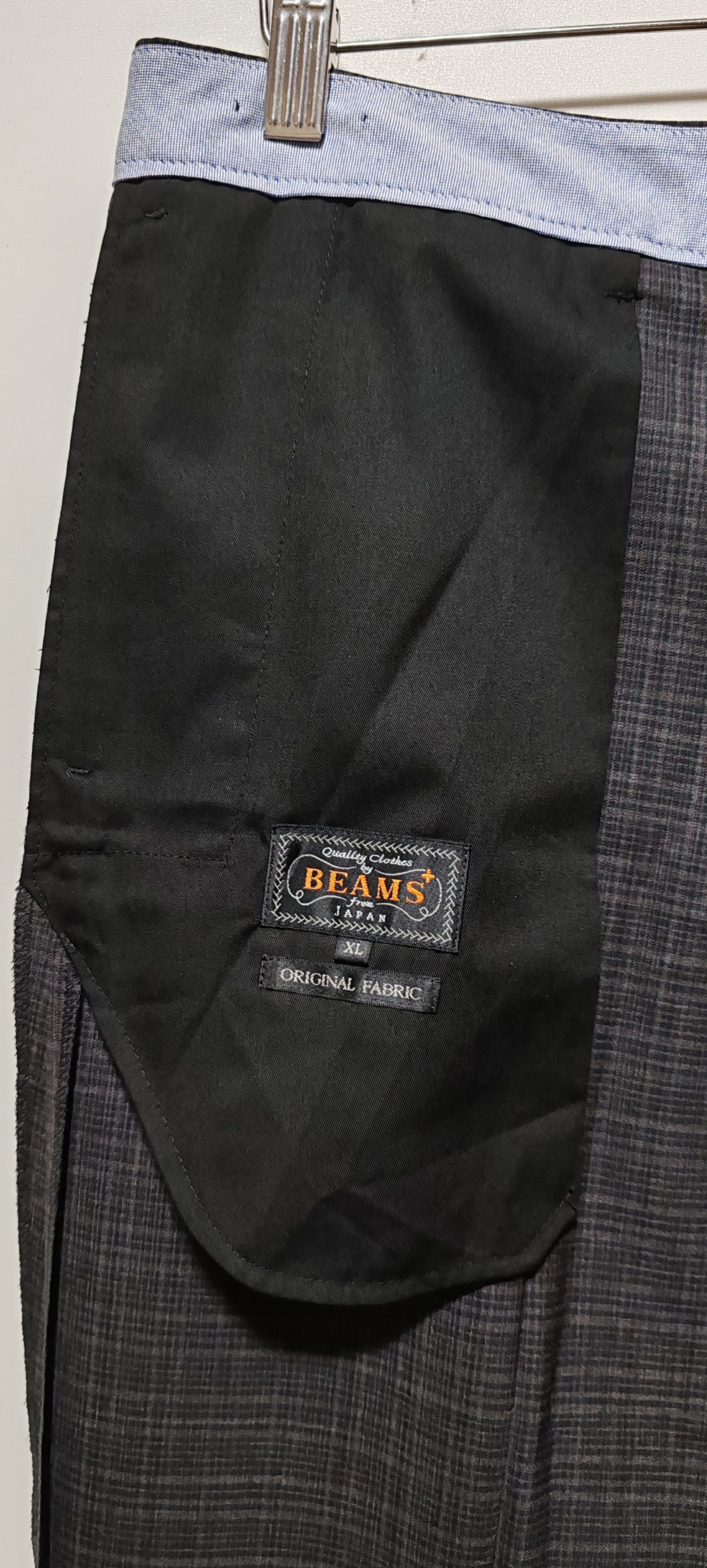 Beams Plus PANTALON DE COMPLET GRIS CARRELÉ- BEAMS PLUS TG:XL Size US 34 / EU 50 - 6 Thumbnail
