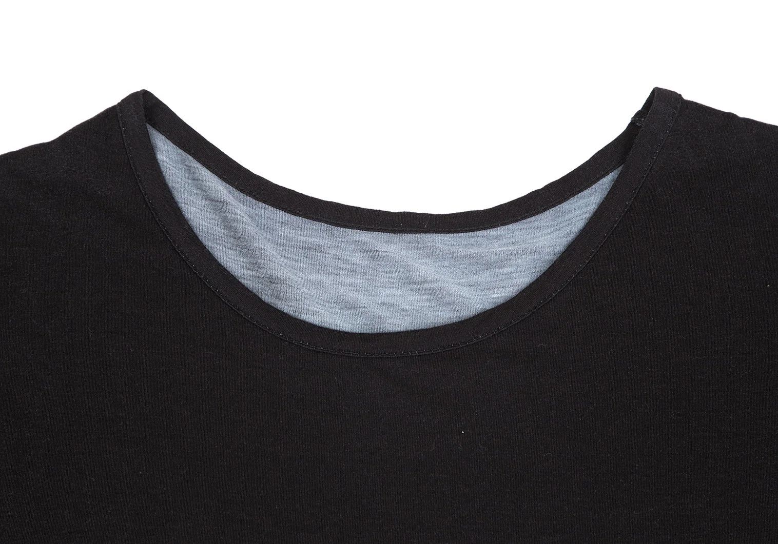Yohji Yamamoto Rayon Long Sleeve T-Shirt in Black Size 3 Size US L / EU 52-54 / 3 - 3 Thumbnail