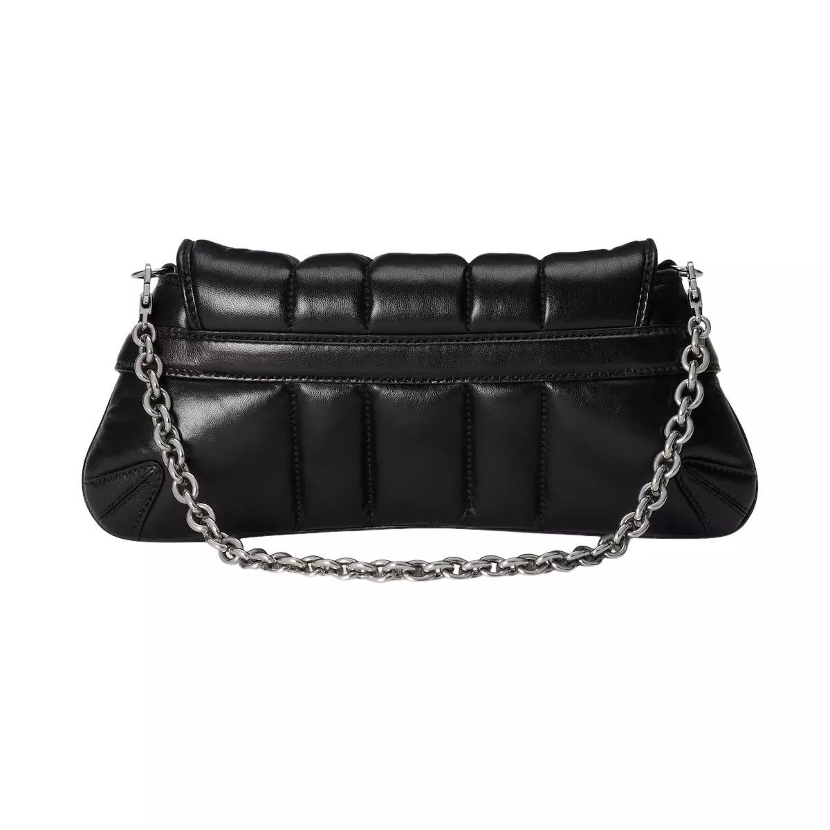 Gucci GUCCI Small Black Quilted Horsebit Chain Bag Size ONE SIZE - 4 Thumbnail