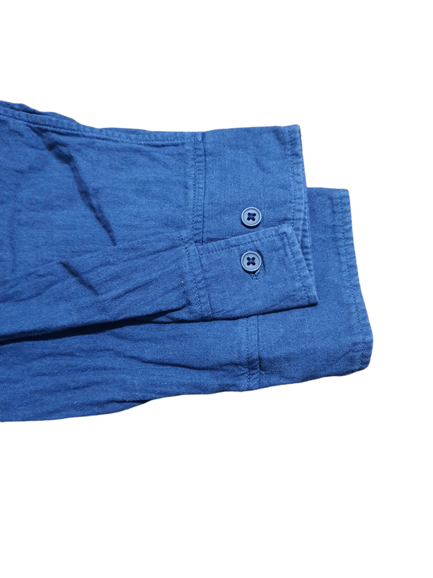 Designer × Japanese Brand × Muji MUJI 20/27 COMFORT MATERIAL BLUE SHIRT Size US S / EU 44-46 / 1 - 6 Thumbnail