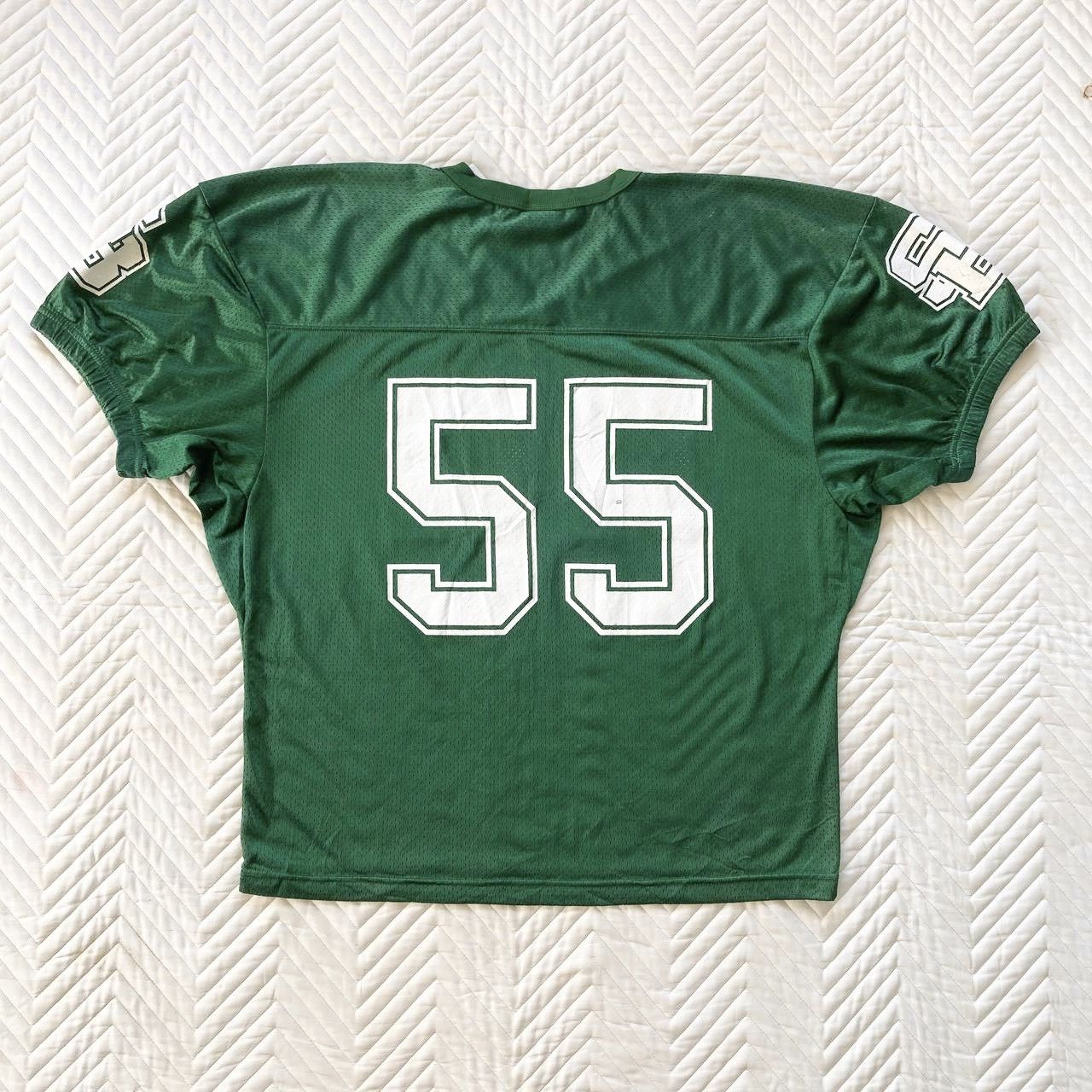 Vintage 🏈 Vintage 90s Rawlings Football Jersey - Green #55 Size US XL / EU 56 / 4 - 2 Thumbnail