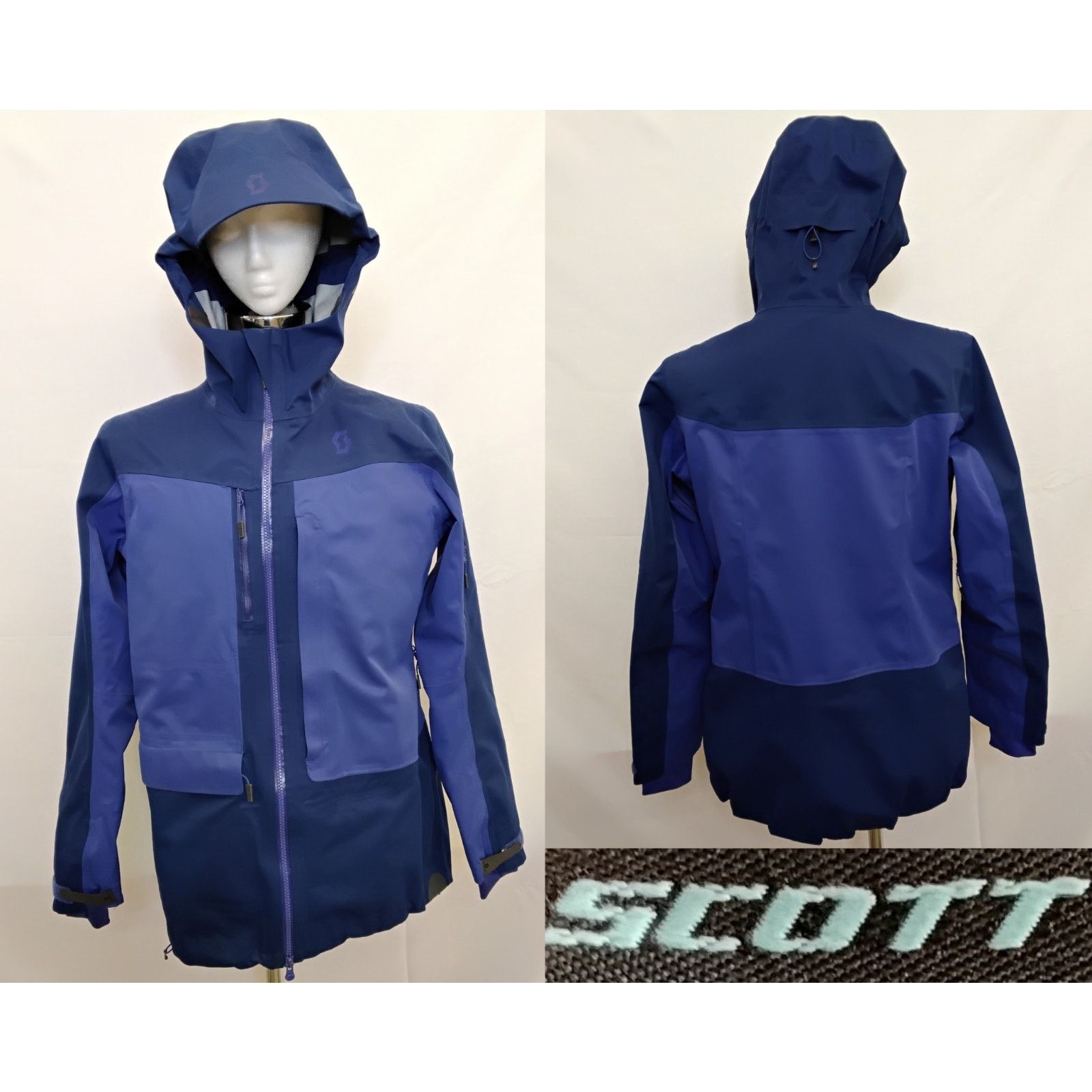 Other Scott Ski Shell Jacket Men's L Blue Hooded Waterproof Vented Size US L / EU 52-54 / 3 - 1 Thumbnail