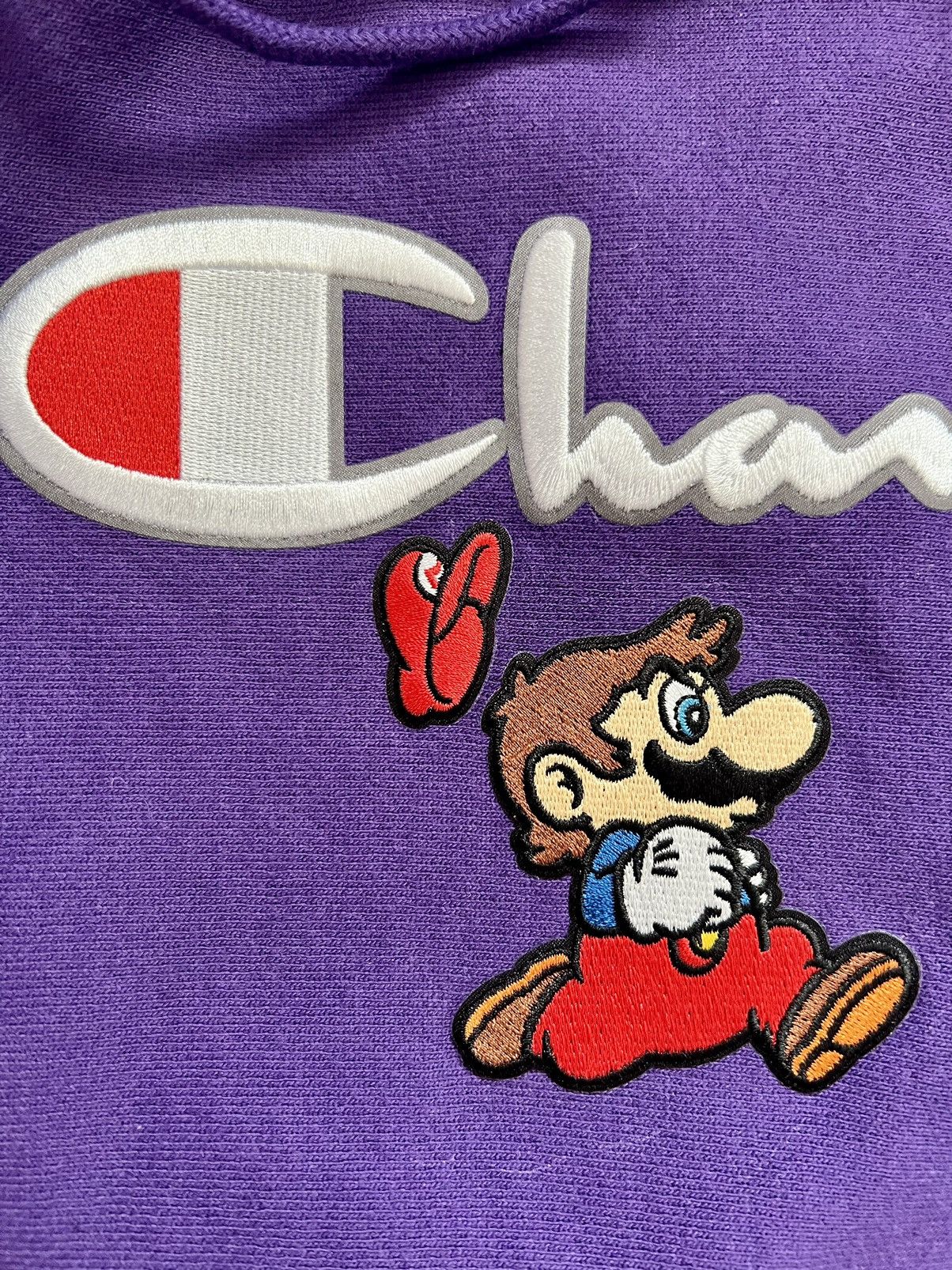 Champion Champion Super Mario Bros Hoodie Purple - Large Size US L / EU 52-54 / 3 - 3 Thumbnail