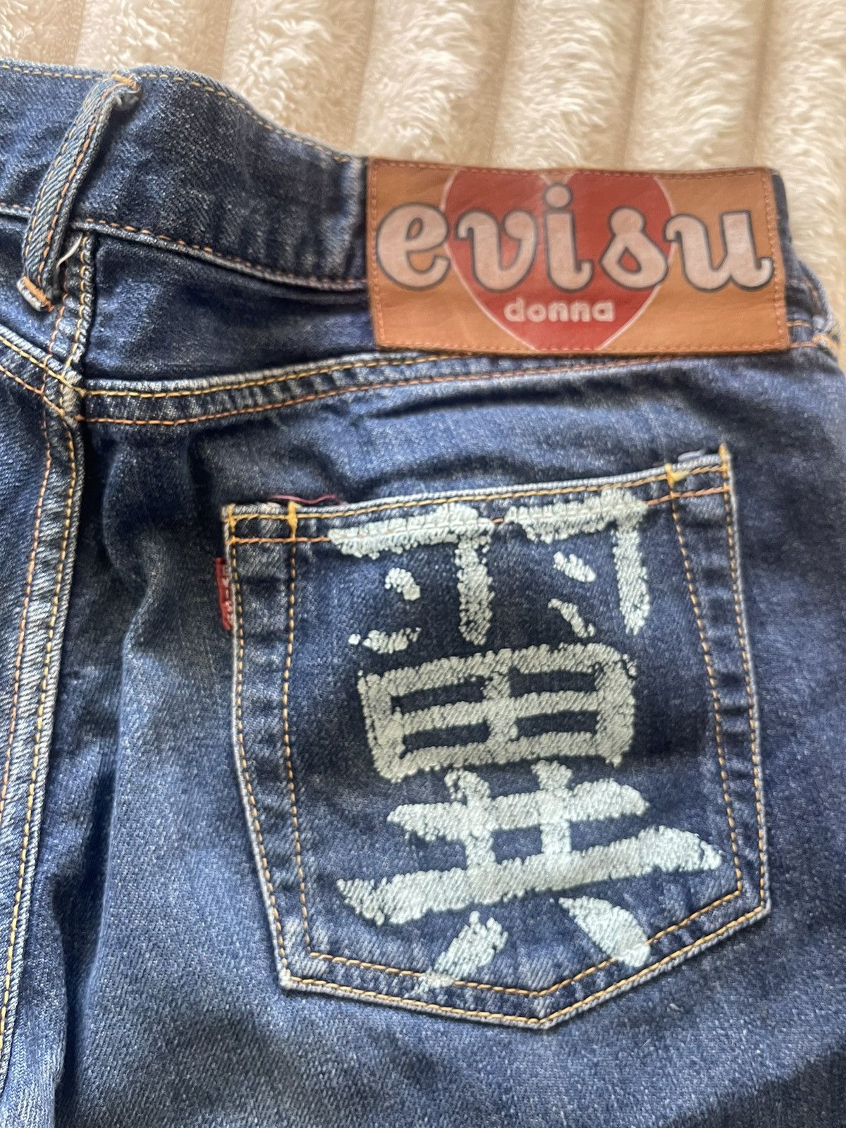 Evisu × Japanese Brand Evisu Men's Blue Denim Shorts Size US 30 / EU 46 - 3 Thumbnail
