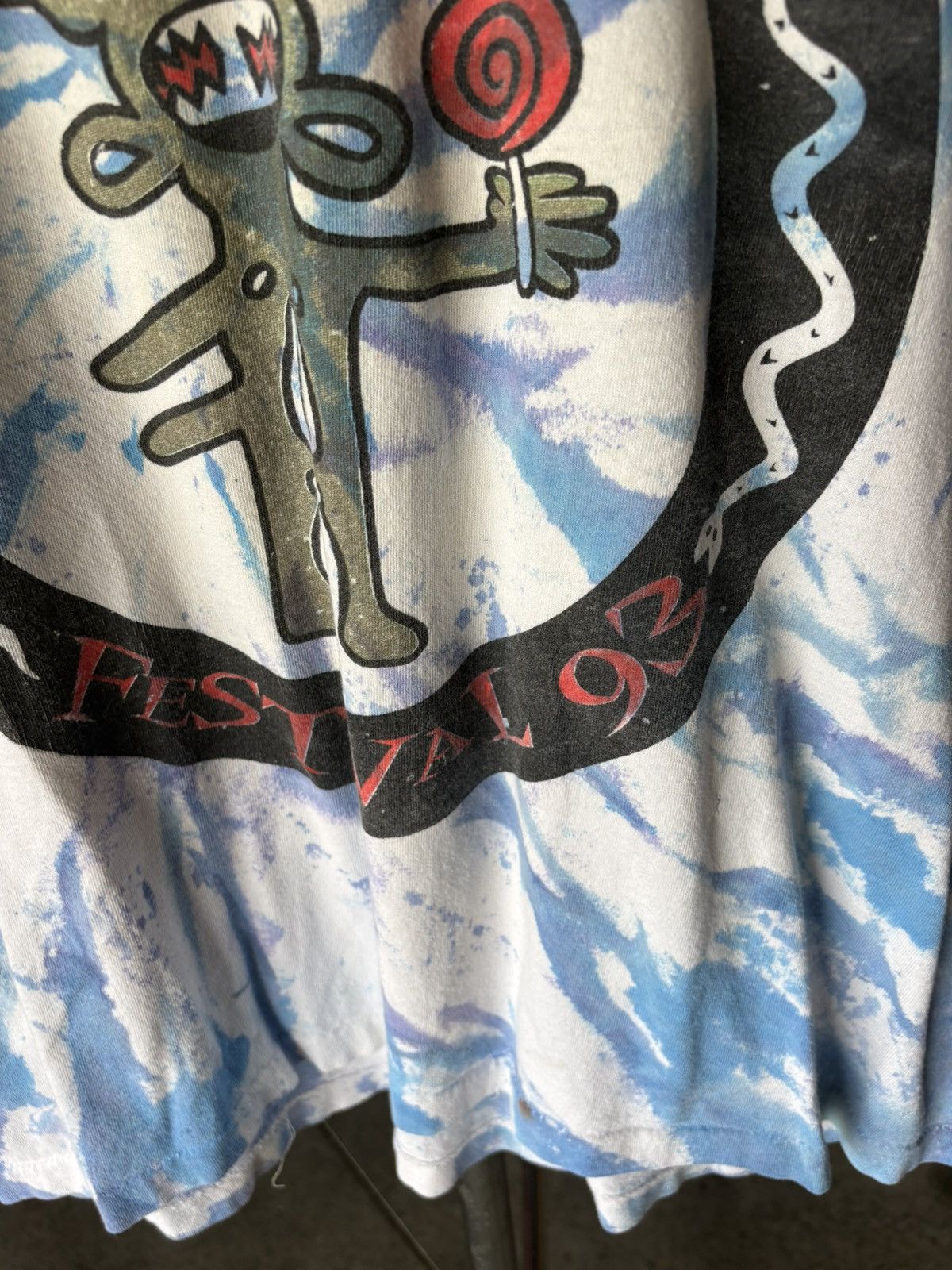 Band Tees 1993 Lollapalooza Tie Dye T-Shirt Size US XL / EU 56 / 4 - 4 Thumbnail