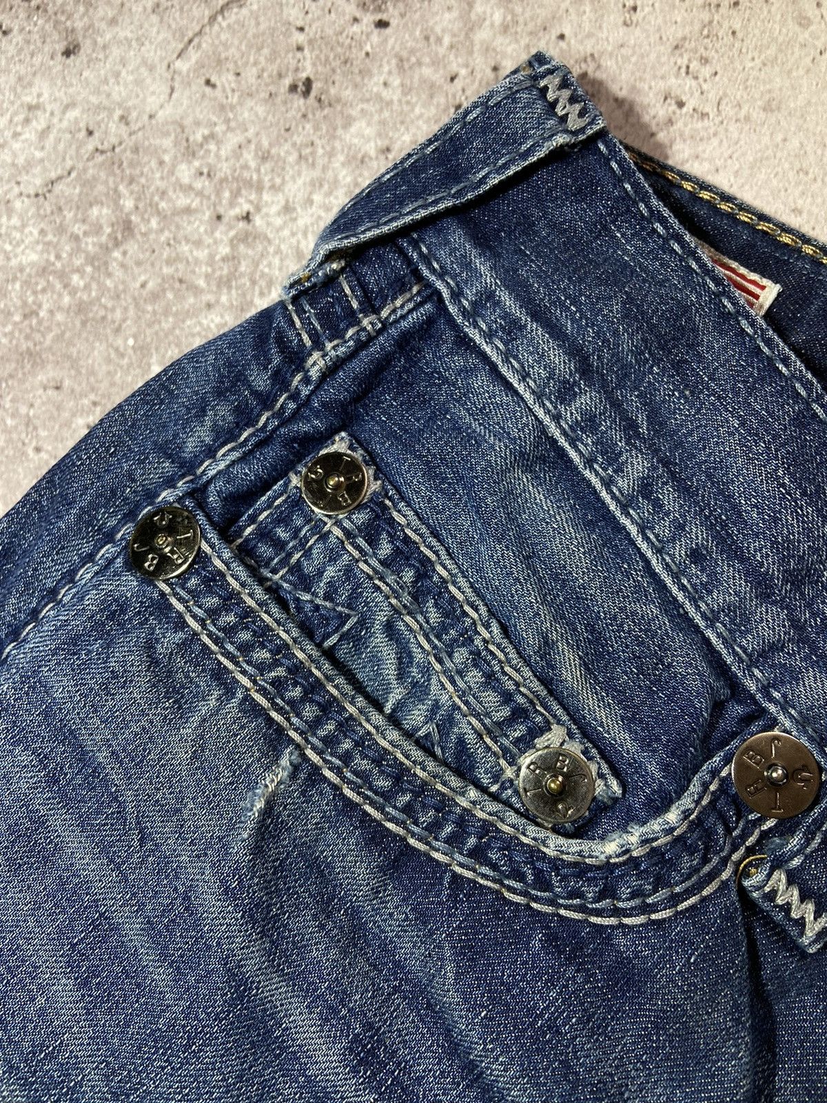 True Religion × Vintage True Religion Vintage streetwear denim Jeans Size US 32 / EU 48 - 8 Thumbnail