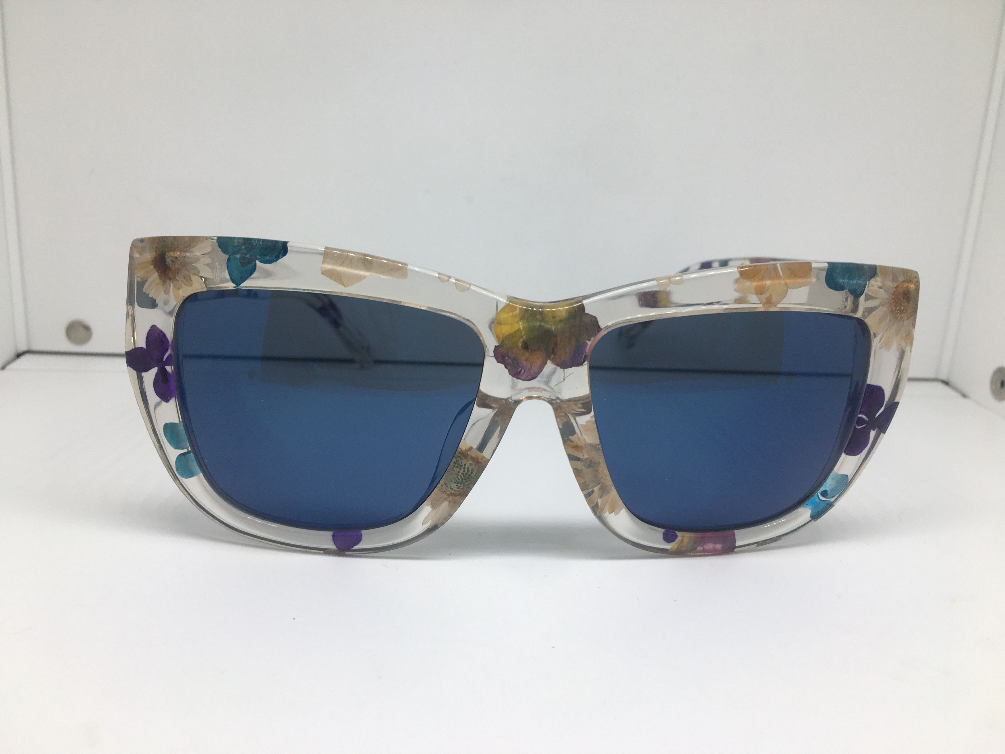Linda Farrow Phillip Lim Oversize Flower Sunglasses