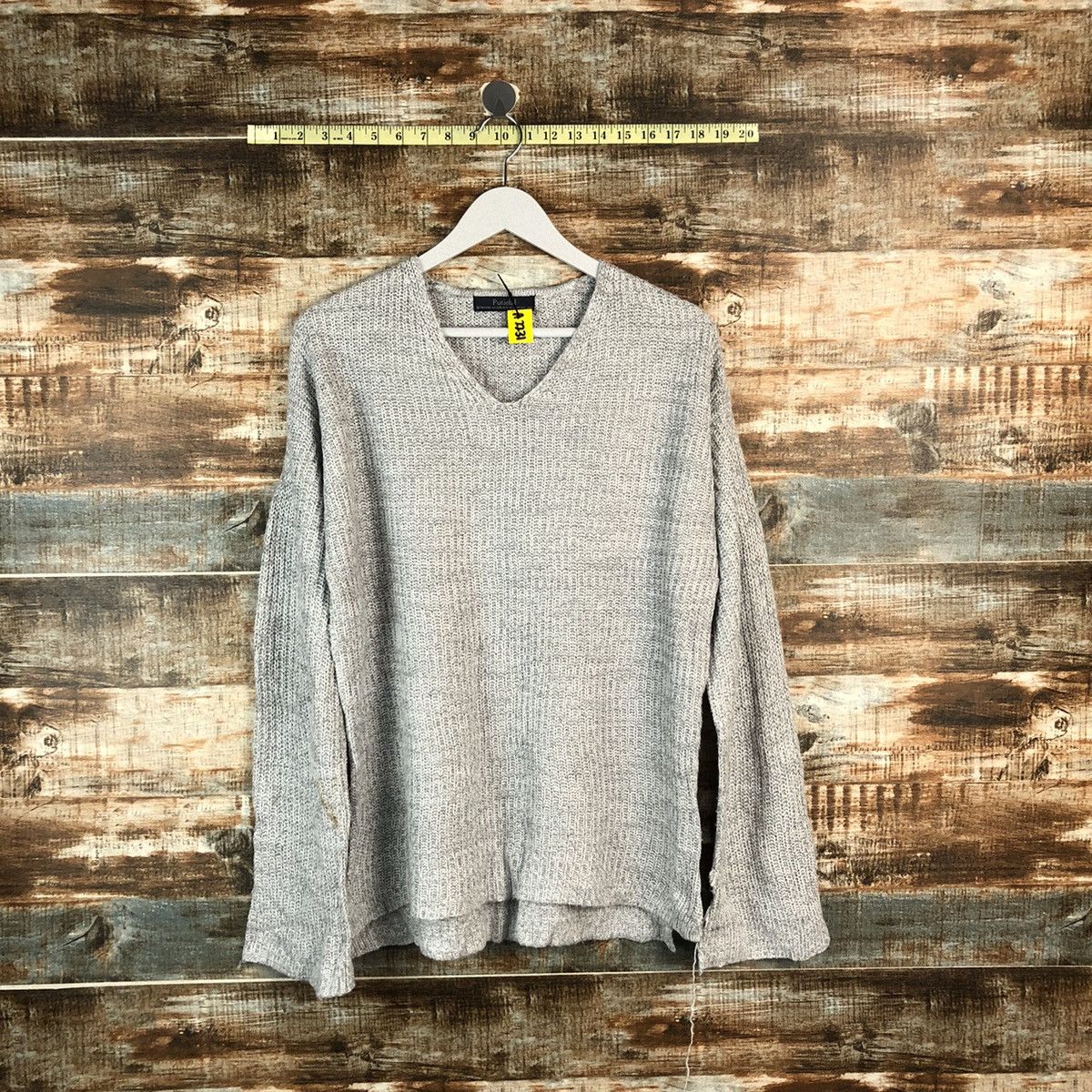 Homespun Knitwear × Japanese Brand Putietal Grey vintage Knitwear #A2231 Size US M / EU 48-50 / 2 - 1 Thumbnail
