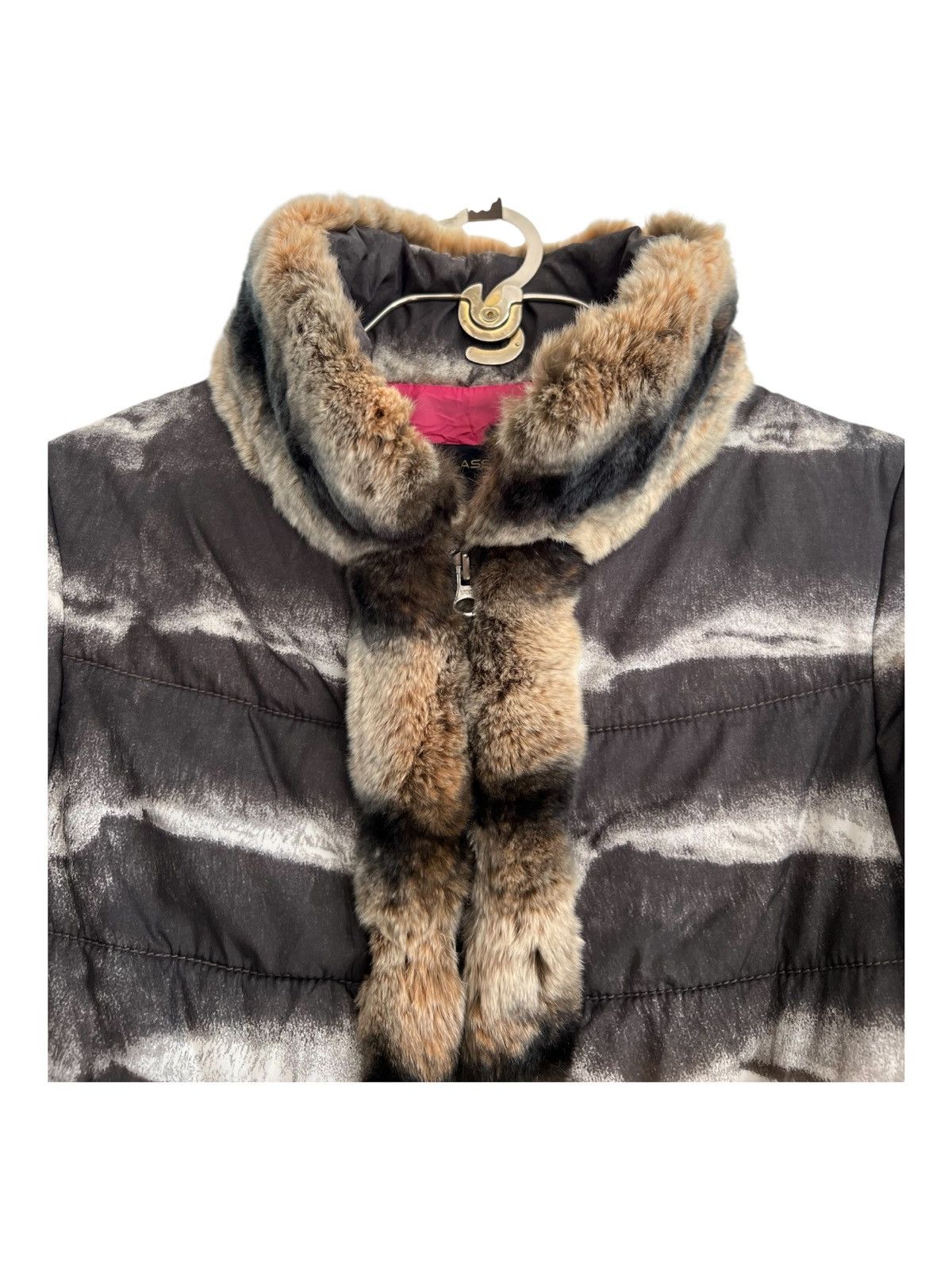 Roberto Cavalli Real Fur Roberto Cavalli 3D Graphic Down Puffer Long Jacket Size US S / EU 44-46 / 1 - 3 Thumbnail