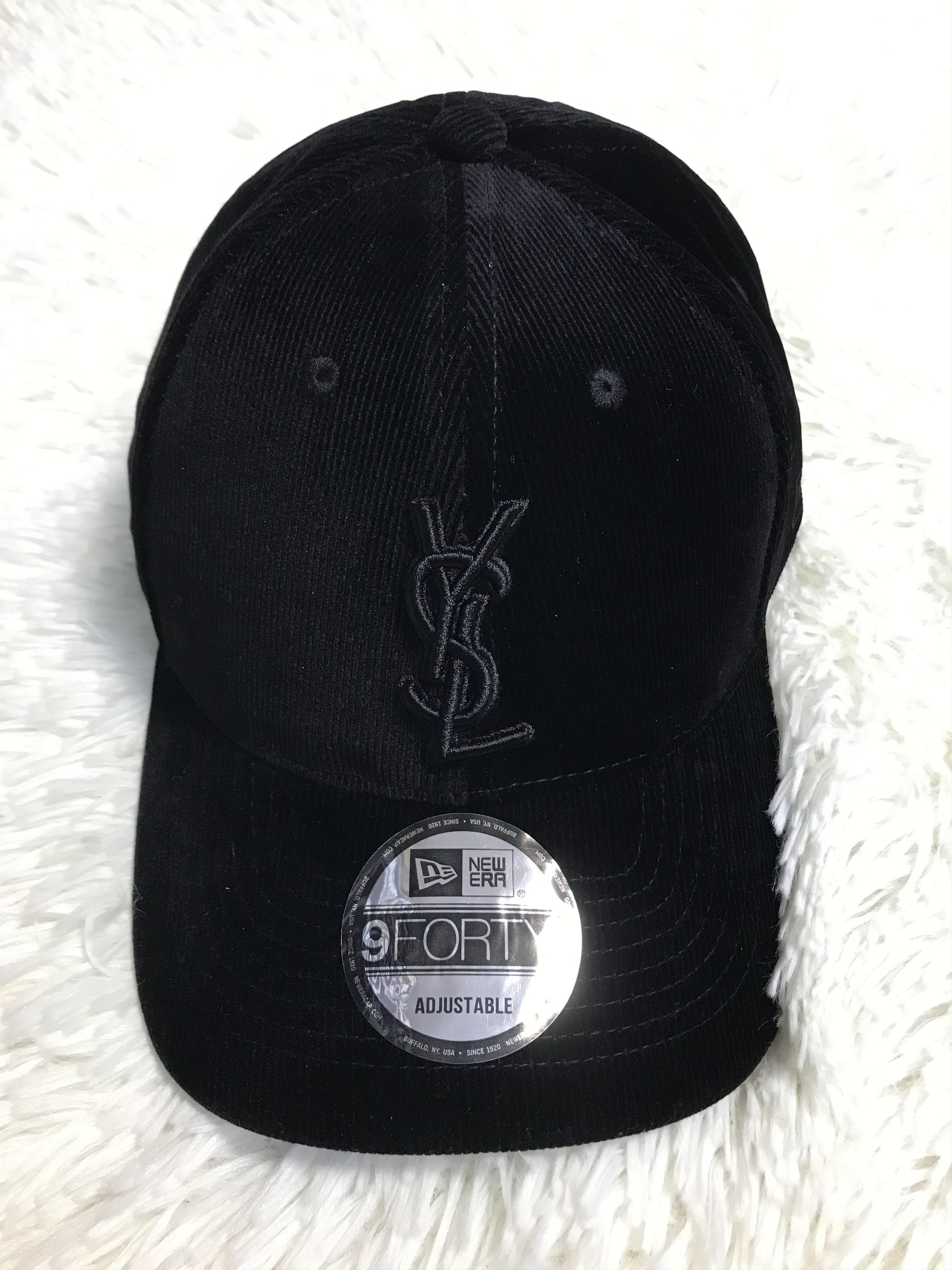 YSL Saint Laurent New Era Collaboration Cap Black 9FORTY