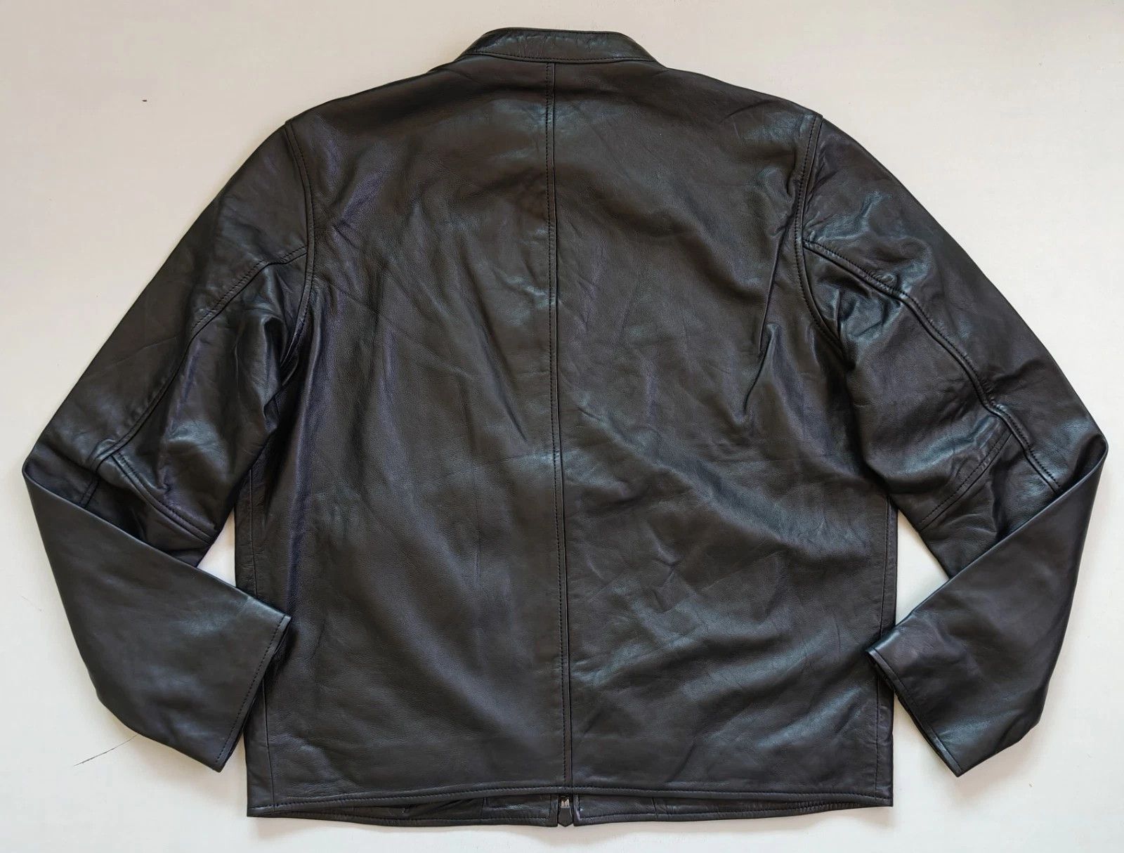Diesel Diesel logo-embossed leather jacket FTP 5087 Size US L / EU 52-54 / 3 - 10 Thumbnail