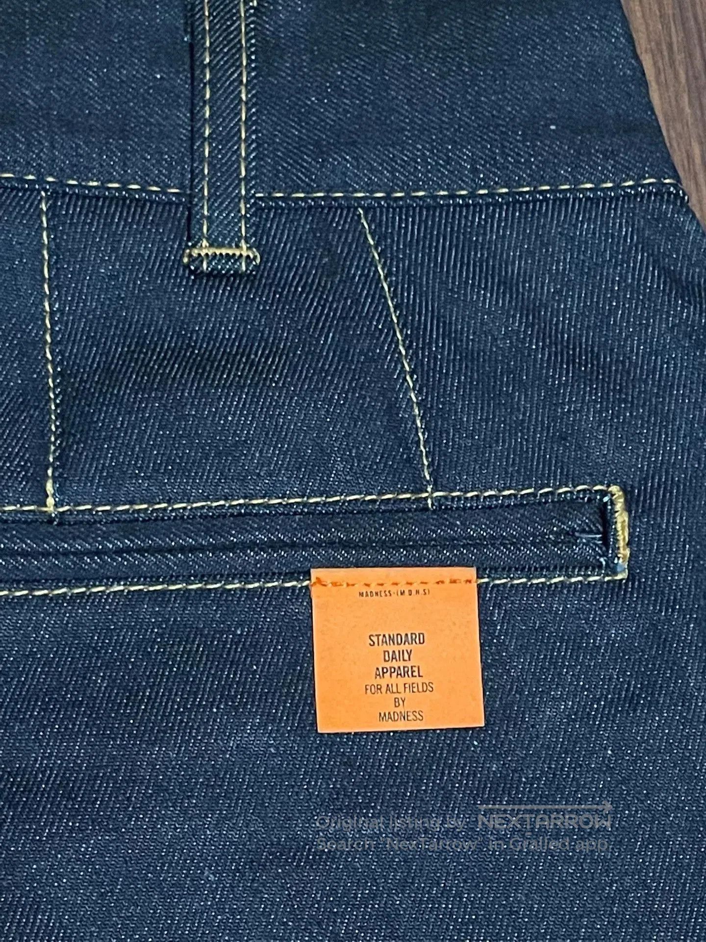 Madness MADNESS 20SS Raw Denim Jeans. Size US 40 / EU 56 - 3 Thumbnail
