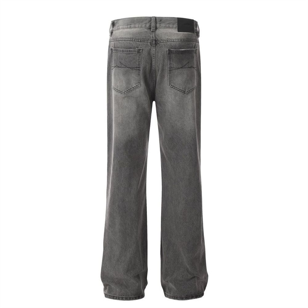 Japanese Brand × Jean Men's trendy punk distressed washed ripped jeans Size US 32 / EU 48 - 3 Thumbnail