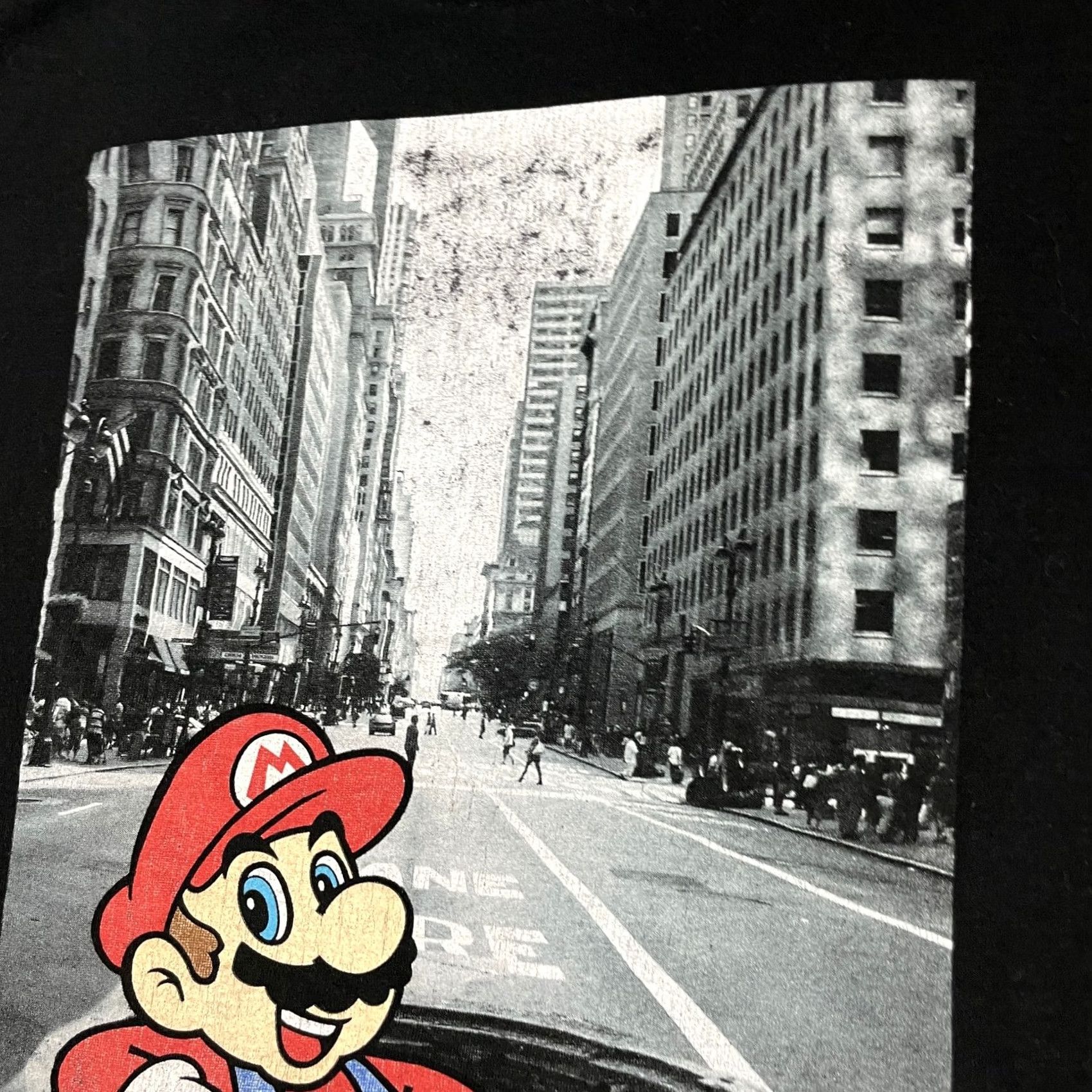 Nintendo VINTAGE Mario Tshirt Men’s Medium Black Red Super Bros Luigi Nintendo World Adult Wii Size US M / EU 48-50 / 2 - 5 Thumbnail