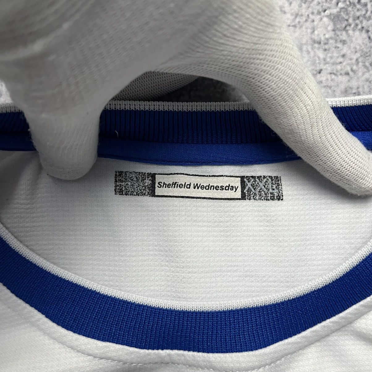 Lotto Sport Vintage Lotto Sheffield Wednesday SWFC 2008/09 Soccer Jersey Size US XXL / EU 58 / 5 - 10 Thumbnail