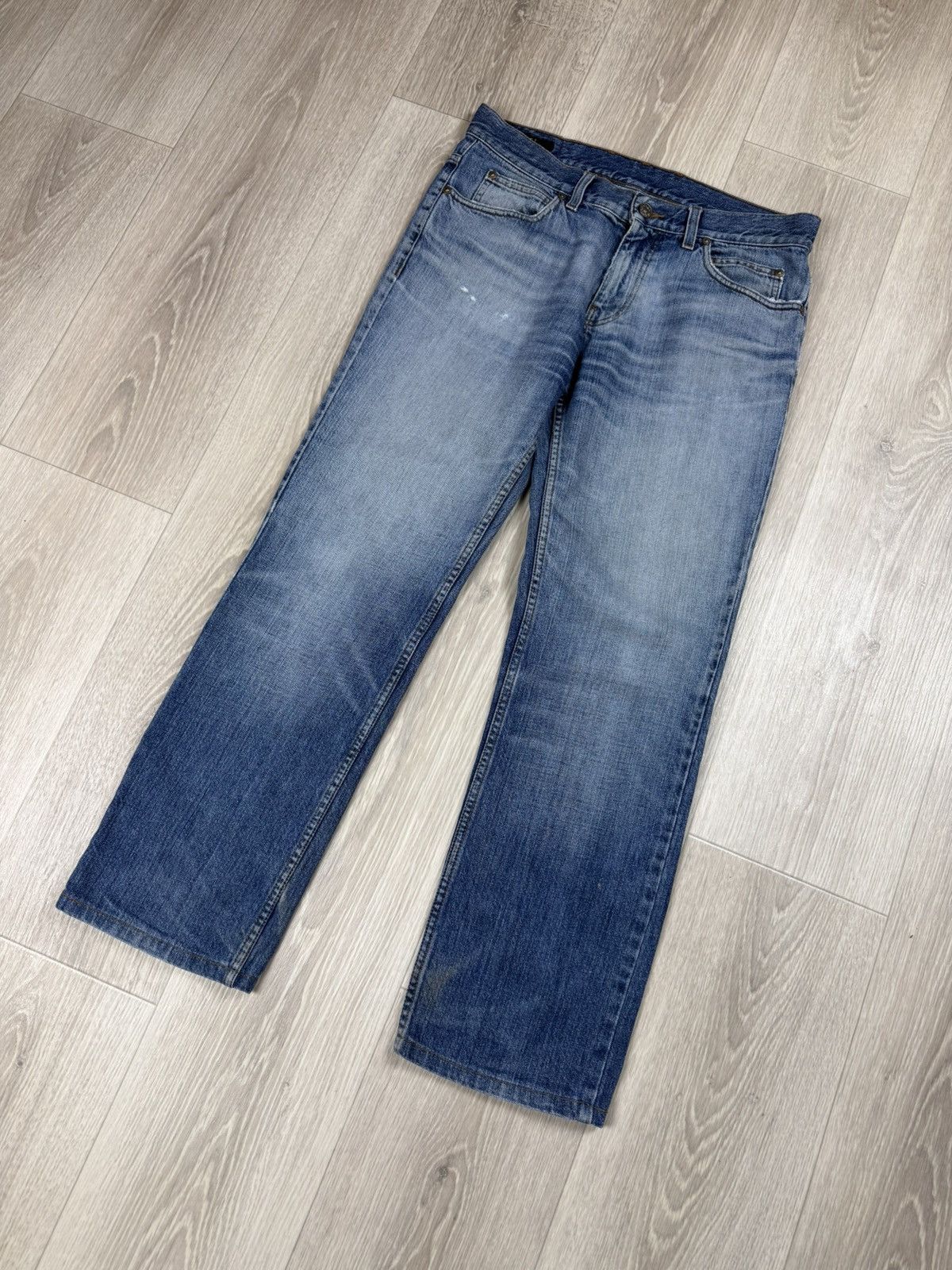 Gucci Vintage Gucci Women Distressed Denim Jeans Size 32" / US 10 / IT 46 - 2 Thumbnail