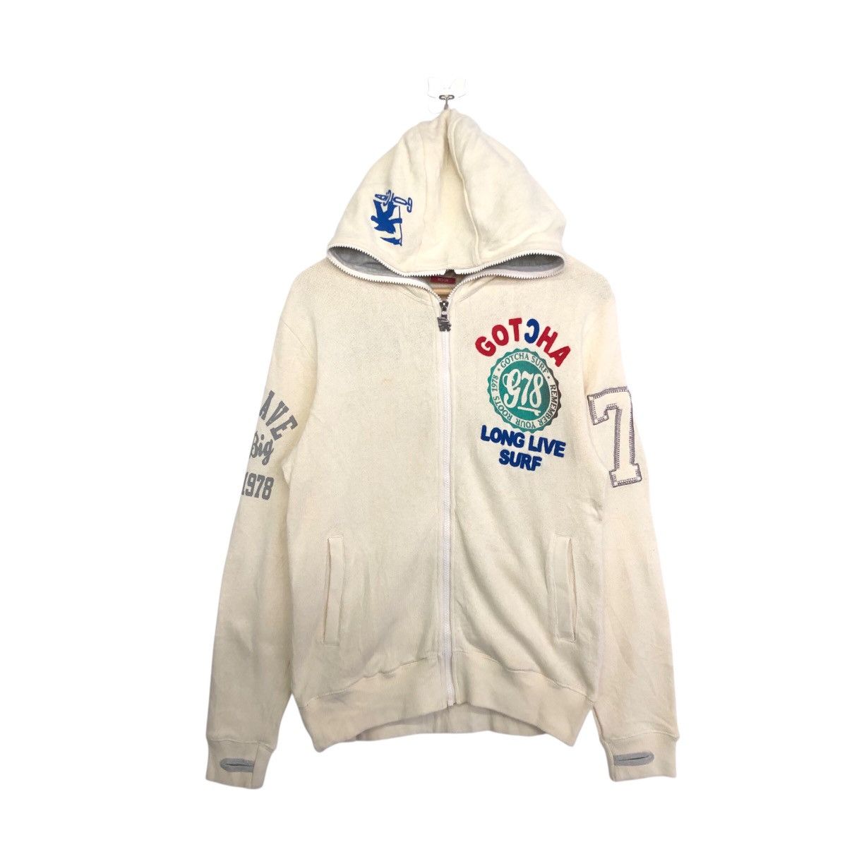 Gotcha GOTCHA LONG LIVE SURF FULLY ZIPPER HOODIE SWEATER Size US M / EU 48-50 / 2 - 1 Thumbnail