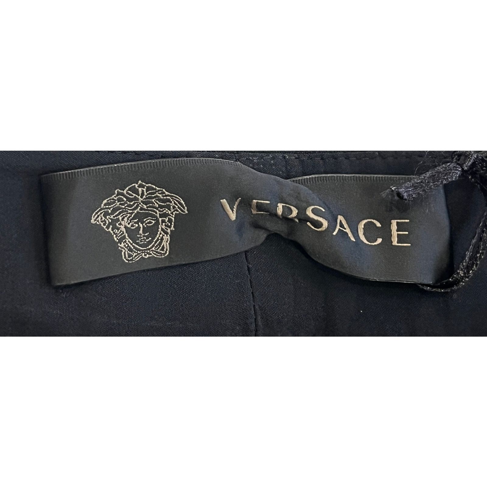 Versace *13-92 VERSACE Women's Stretch Pants Black Size IT40/US4 Size 27" / US 4 / IT 40 - 7 Thumbnail