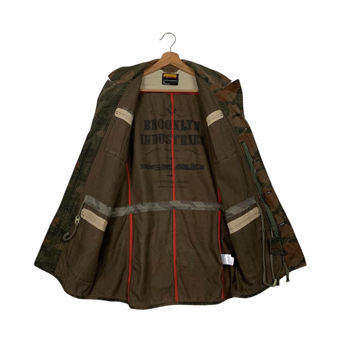 Brooklyn Industries BROOKLYN INDUSTRIES Workwear Camo Chore Jacket #2587-C117 Size US XL / EU 56 / 4 - 12 Thumbnail