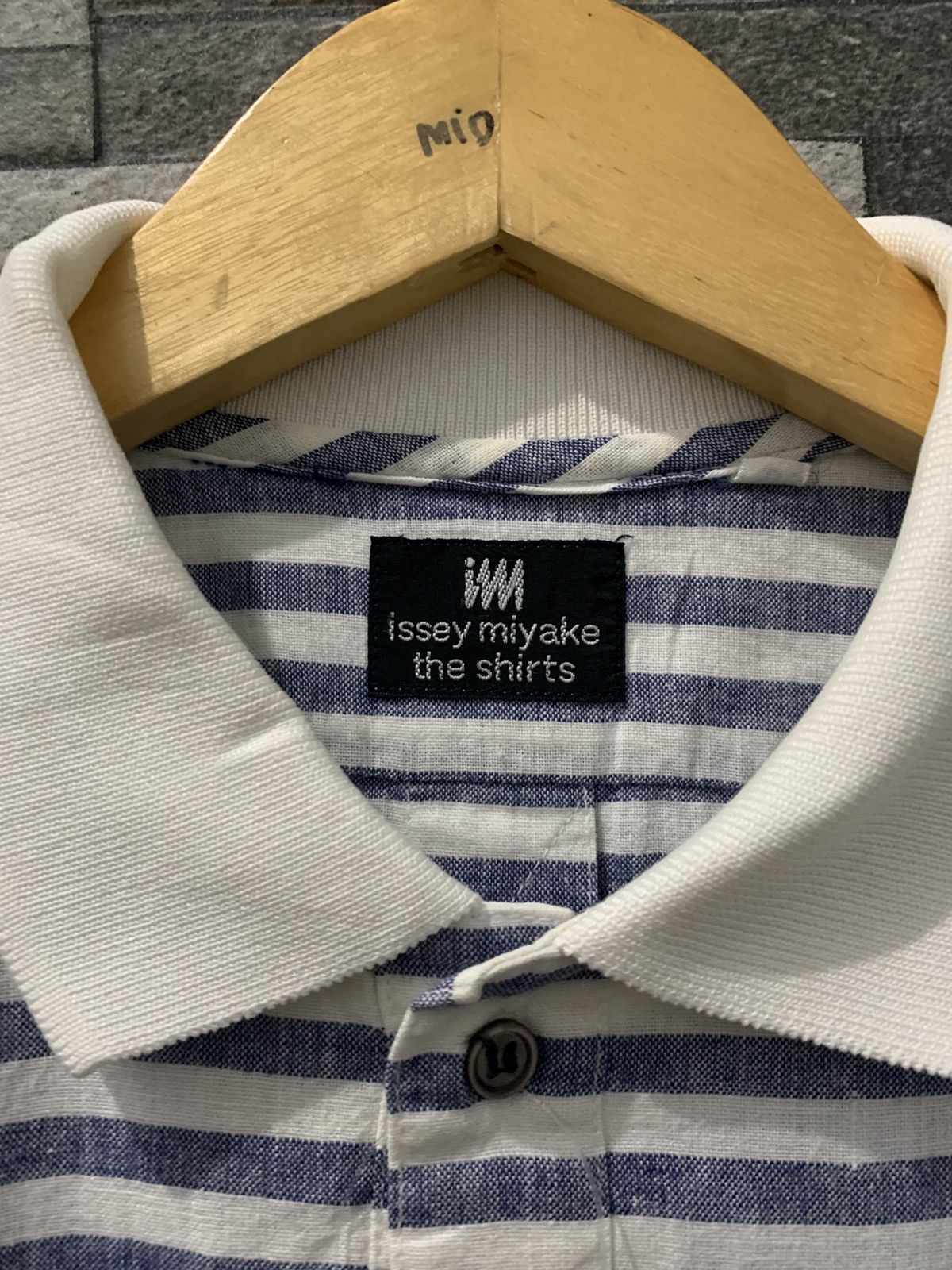 Issey Miyake Vintage ISSEY MIYAKE Striped Polo Size US L / EU 52-54 / 3 - 3 Thumbnail