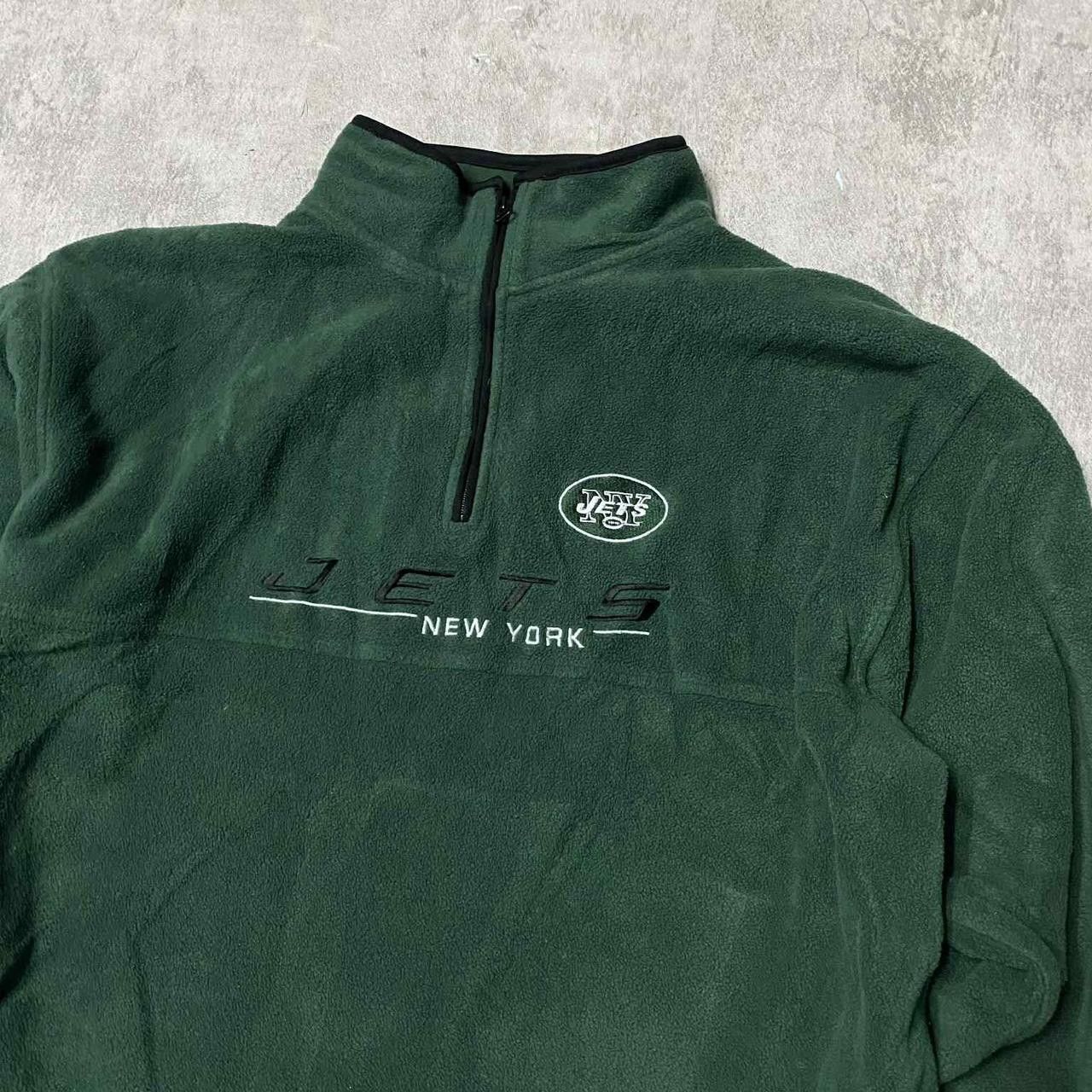 NFL New York Jets green fleece jacket Size US L / EU 52-54 / 3 - 2 Thumbnail