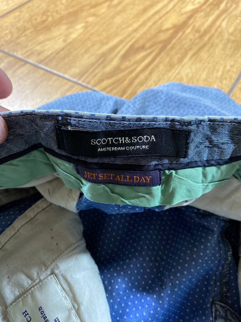 Scotch & Soda Scotch & Soda Blue Cotton 32 Shorts Size US 32 / EU 48 - 17 Thumbnail
