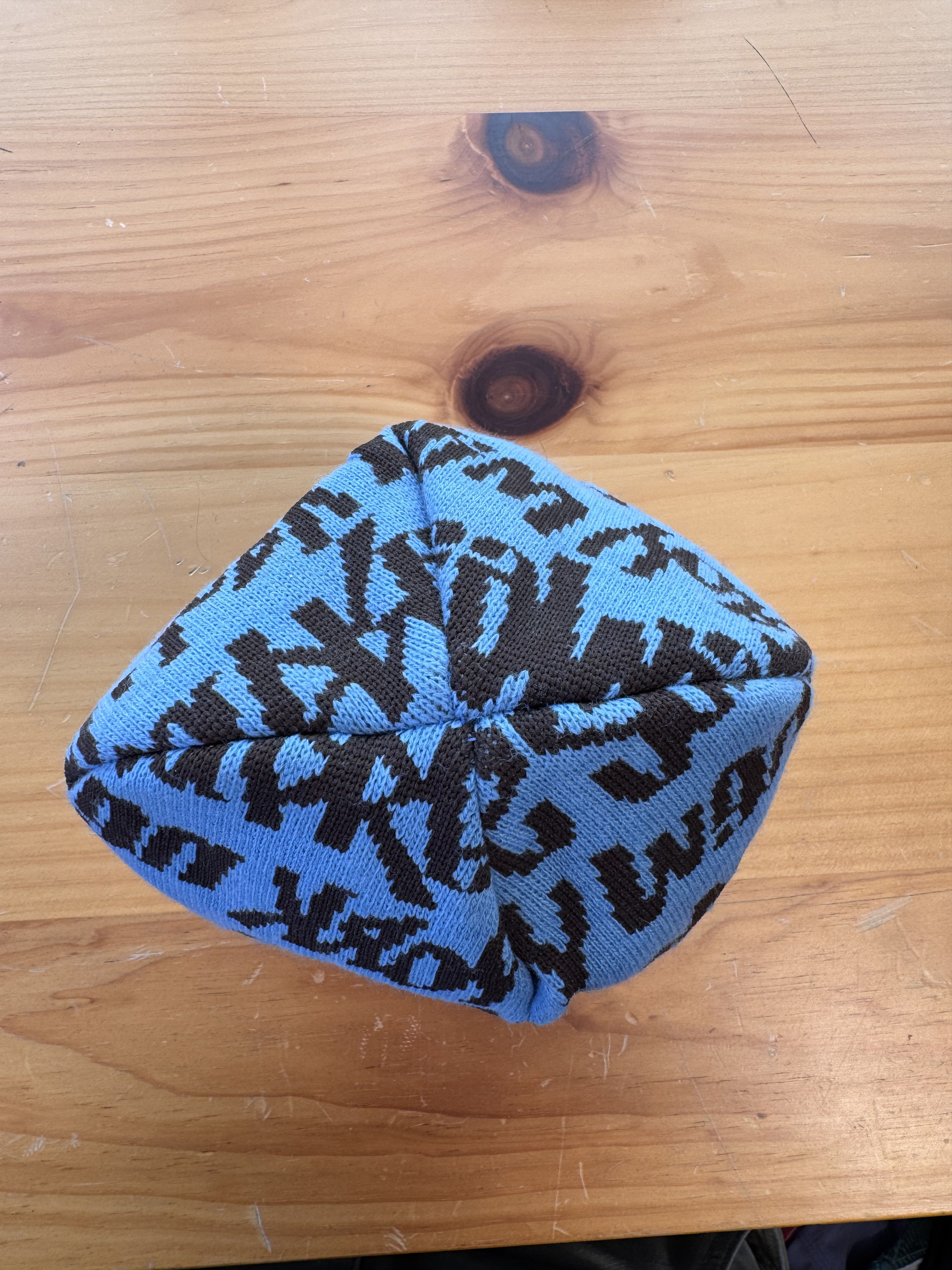 Supreme Supreme OG 2001 'LV' Script Logo Knit Beanie Graffiti Size ONE SIZE - 5 Thumbnail