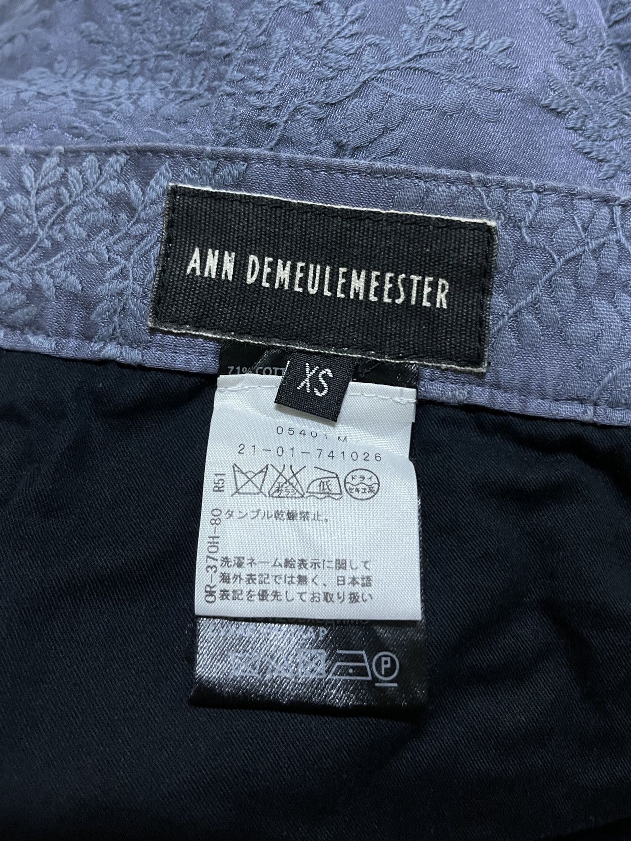 Ann Demeulemeester Ann Demeulemeester Embroidery Floral Pattern Pants Size US 30 / EU 46 - 15 Thumbnail