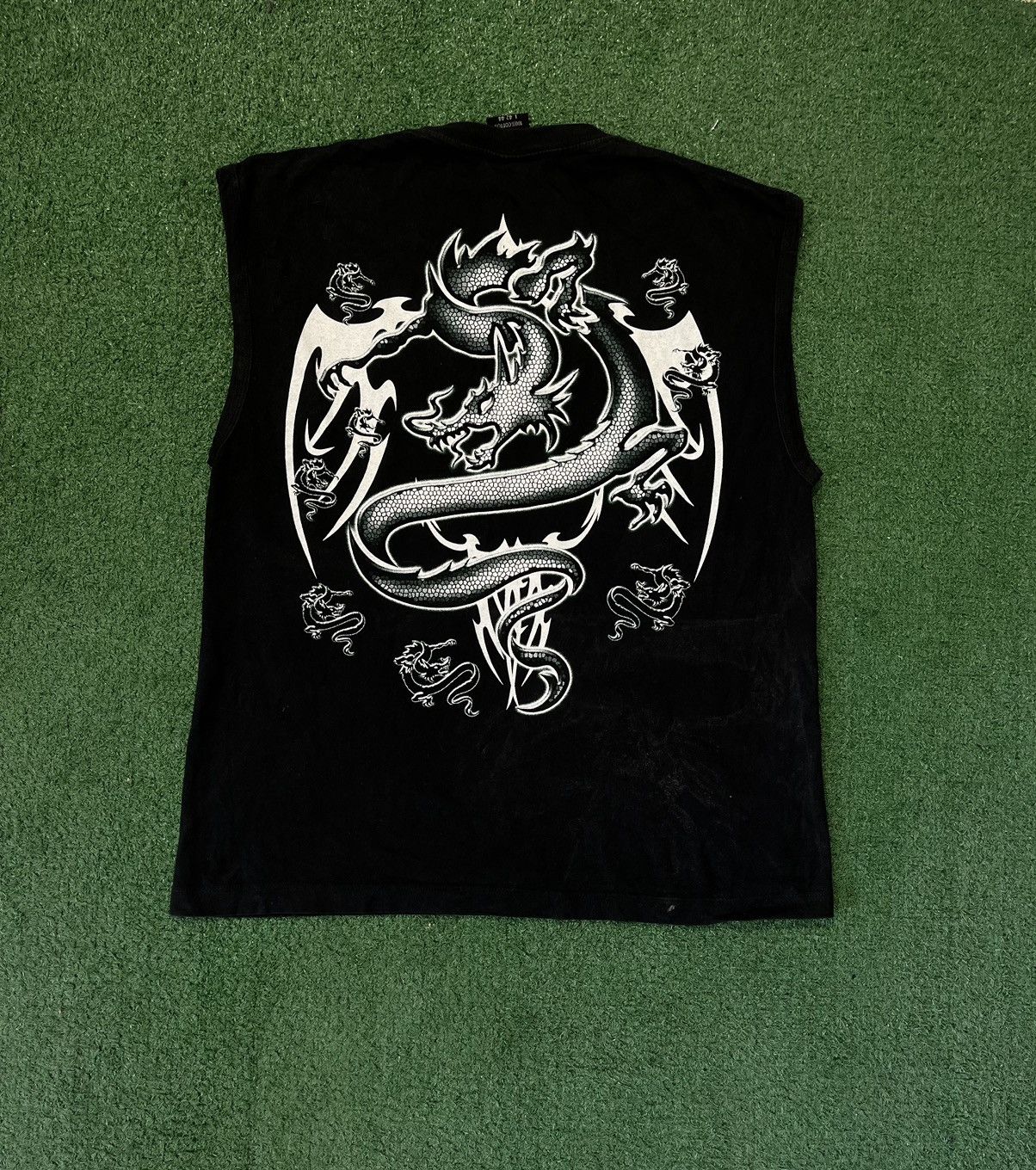 Affliction × Vintage Affliction Dragon Jersey Tank Top Tee Print Vintage Rock Tee Size US L / EU 52-54 / 3 - 2 Thumbnail