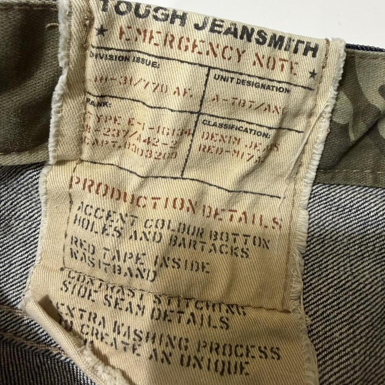 True Religion Y2K vintage TOUGH JEANSMITH➕ army grade unique article Size US 32 / EU 48 - 7 Thumbnail