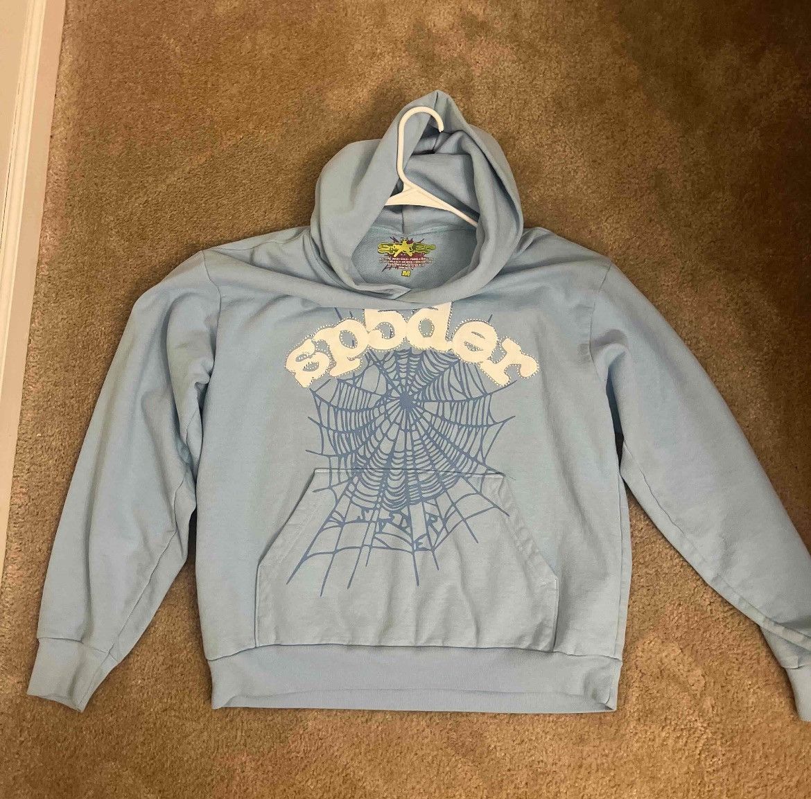 Sp5der OG Web Hoodie Heather Grey - FW23 - US