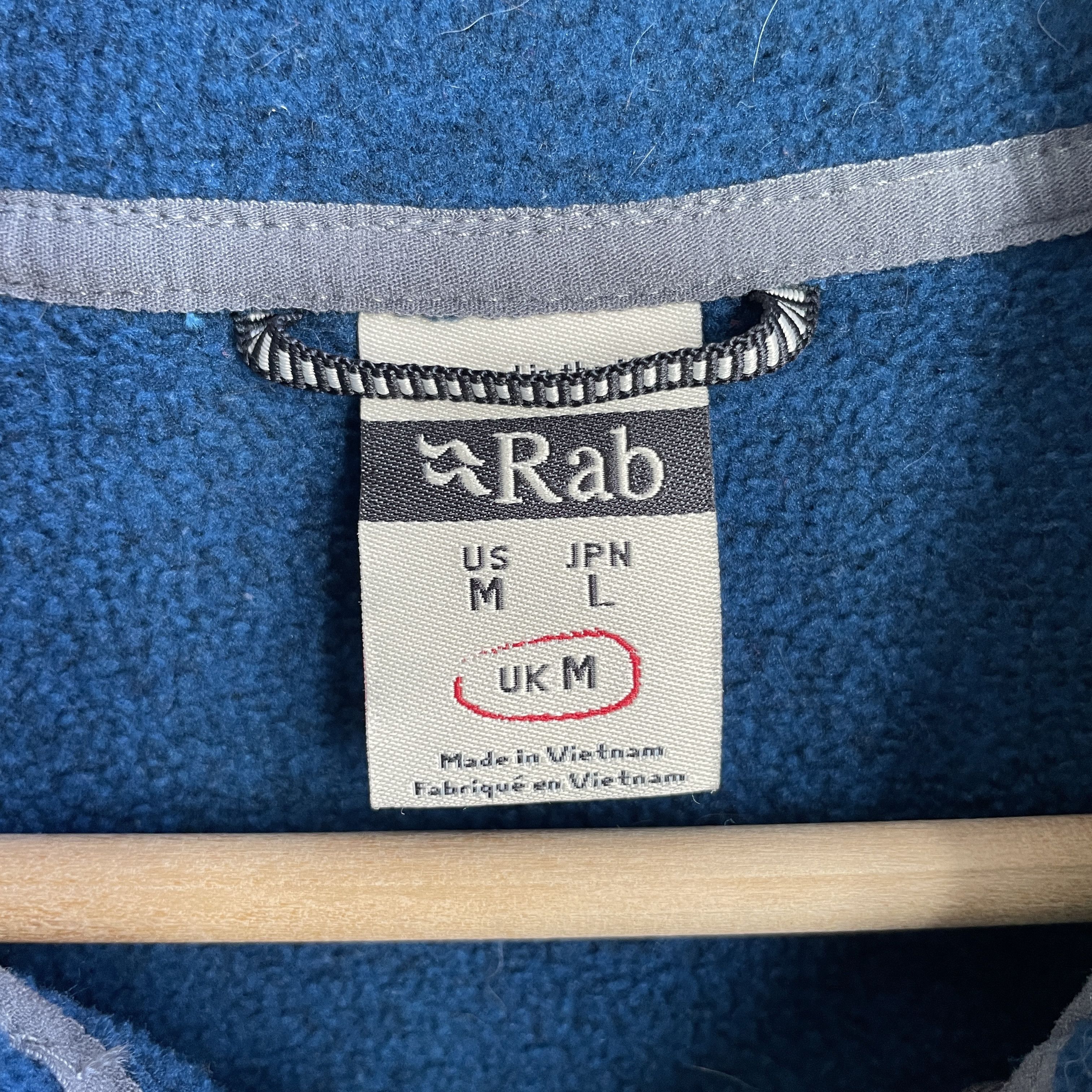Rab Rab Quest Half Zip Fleece Blue Pullover Size M Size US M / EU 48-50 / 2 - 5 Thumbnail