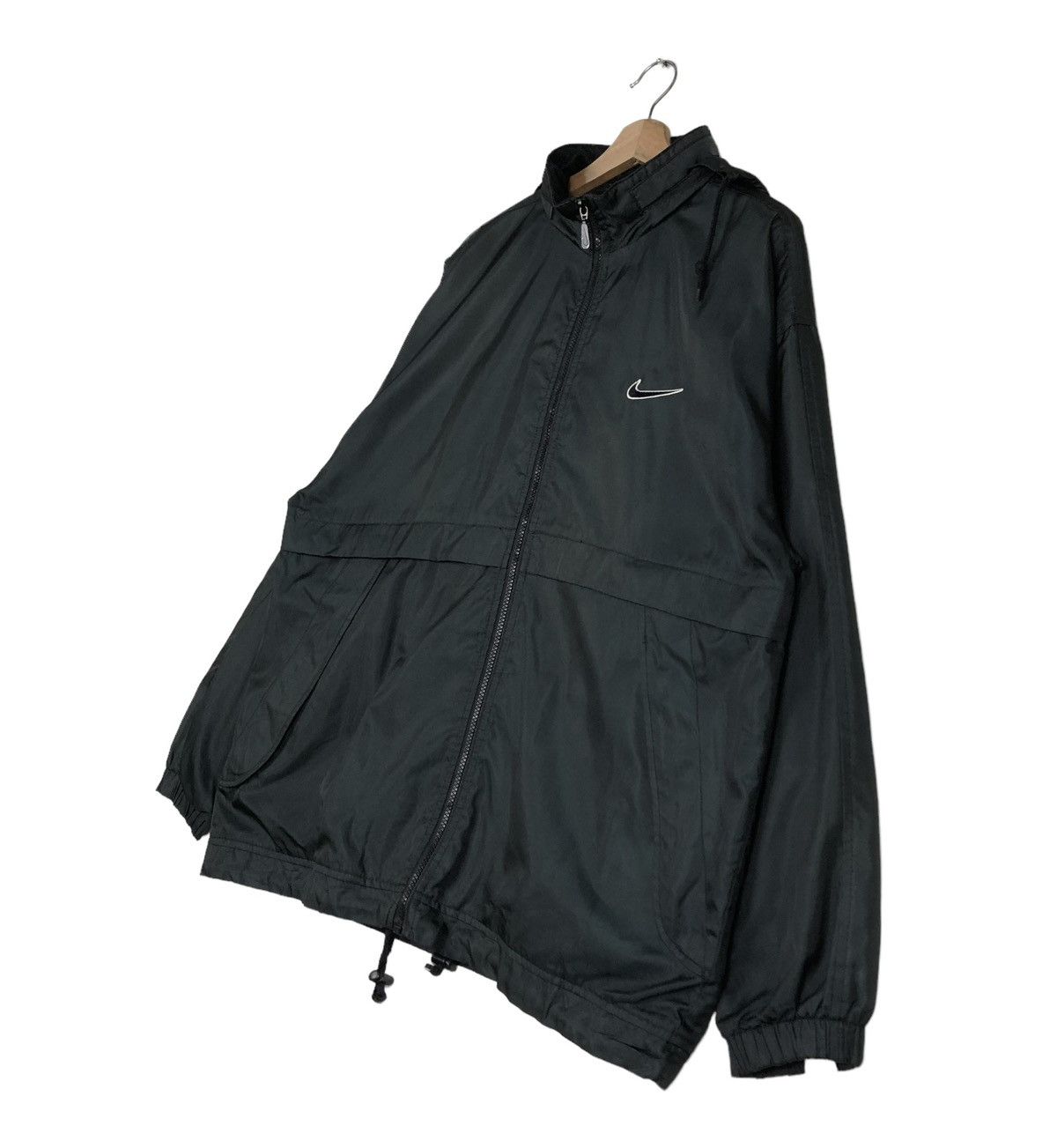 Nike 🔥VINTAGE ANORAK JACKET PULL OVER NIKE BIG SWOOSH Size US XL / EU 56 / 4 - 2 Thumbnail