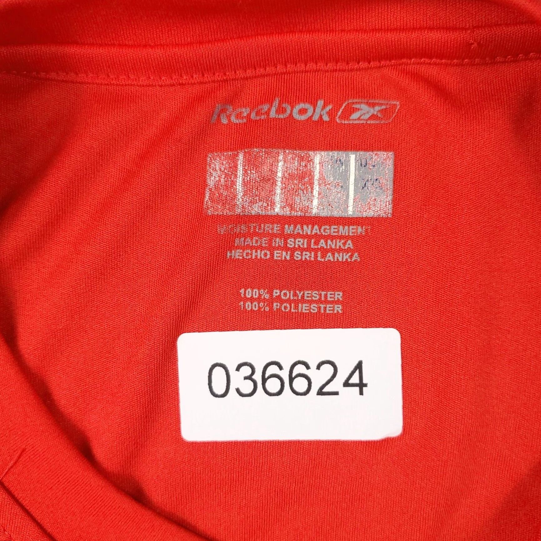 Reebok Reebok T Shirt Mens XL Orange/Red Active Gym Work Out Short Sleeve Pullover Logo Zipper Casual Wear Sports Modern 90s? Size US XL / EU 56 / 4 - 8 Thumbnail