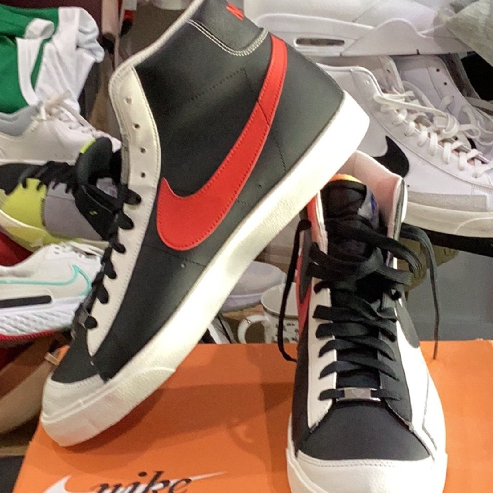 Nike NIKE - NBA x Blazer Mid '77 EMB '75th -Trail Blazers' SZ 14 Size US 14 / EU 47 - 5 Thumbnail