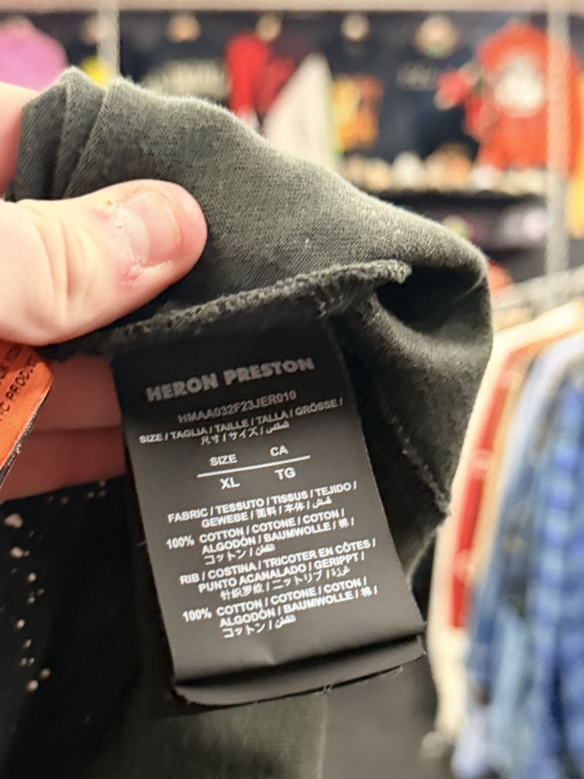 Heron Preston Heron Preston HPC Security Tee Size US XL / EU 56 / 4 - 5 Thumbnail