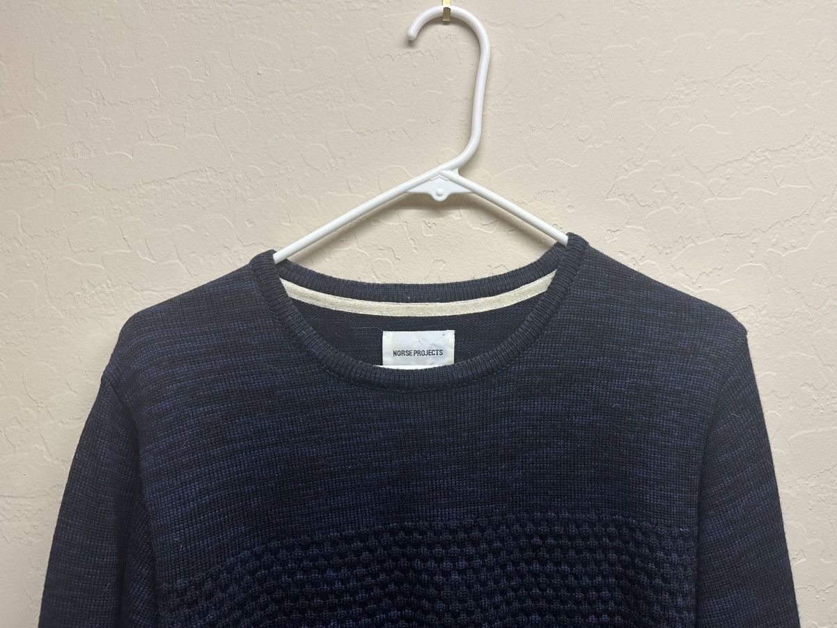 Norse Projects Navy Bubble Knit Sweater Size US M / EU 48-50 / 2 - 1 Thumbnail