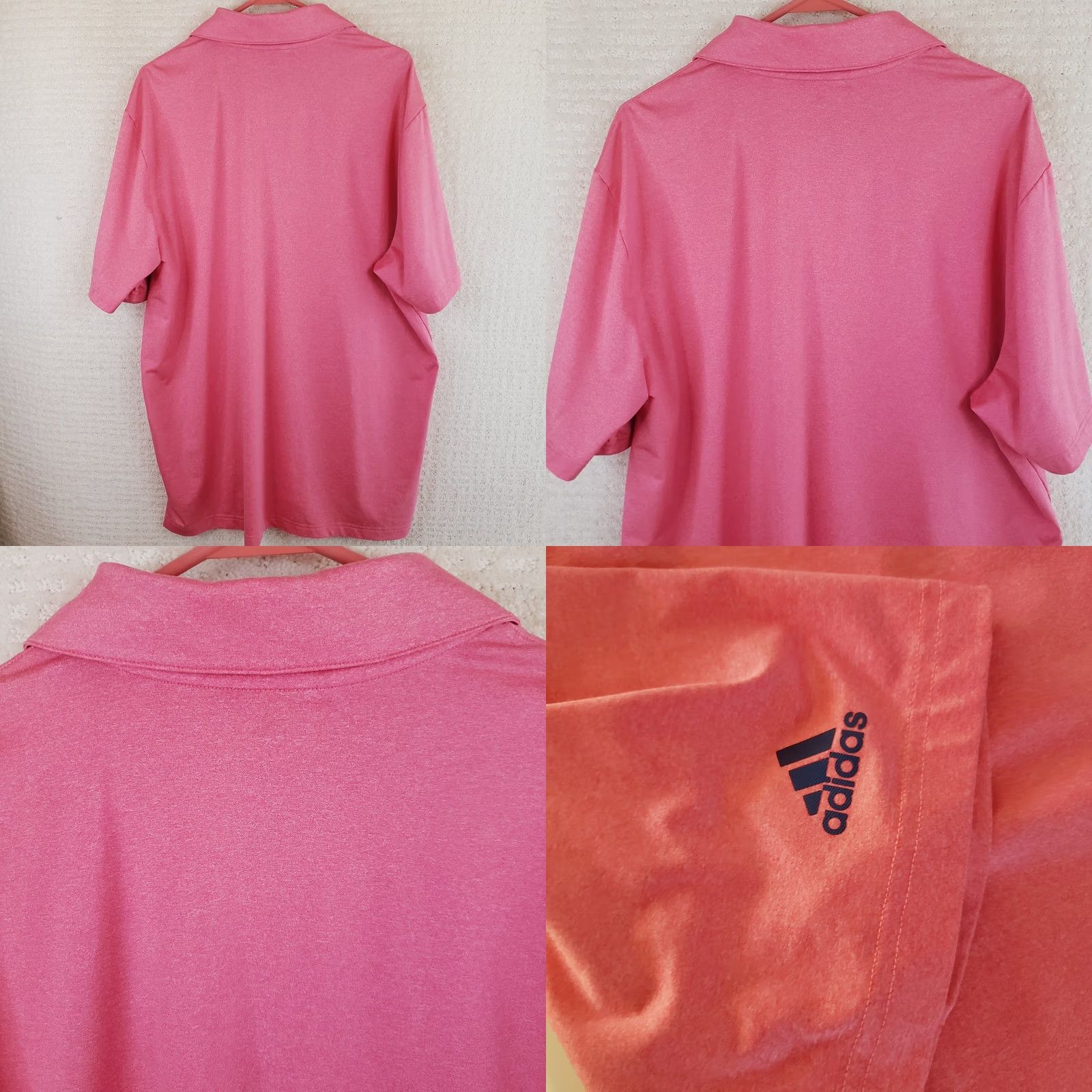 Adidas Adidas Legends Parris Island Golf Polo Shirt Mens XL Pink New Size US XL / EU 56 / 4 - 8 Thumbnail