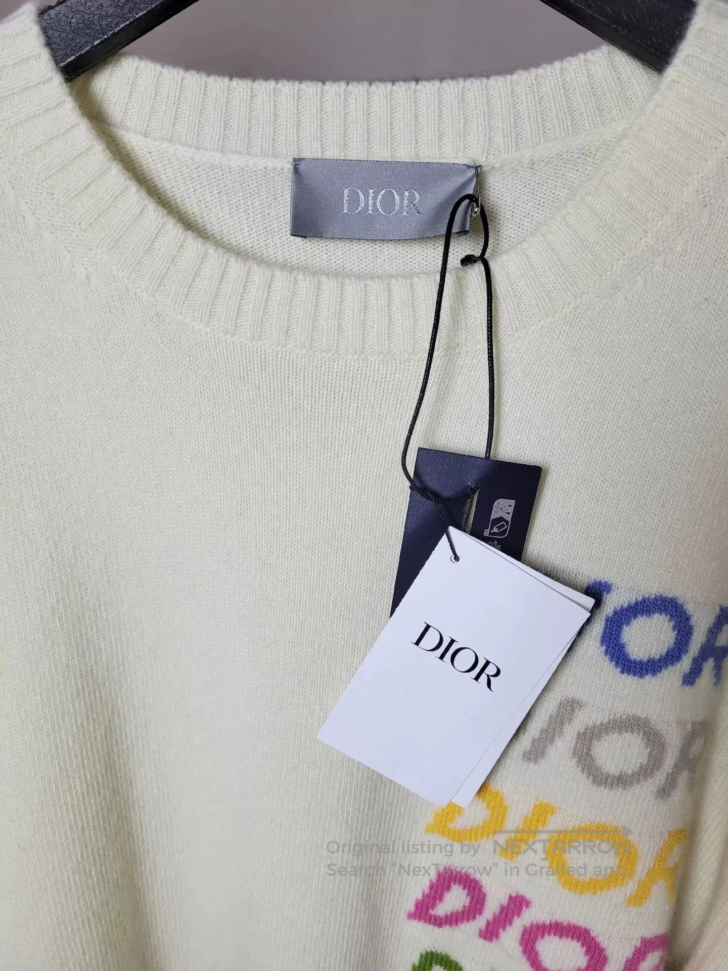 Dior Dior Rainbow Logo Sweater. Size US XL / EU 56 / 4 - 5 Thumbnail