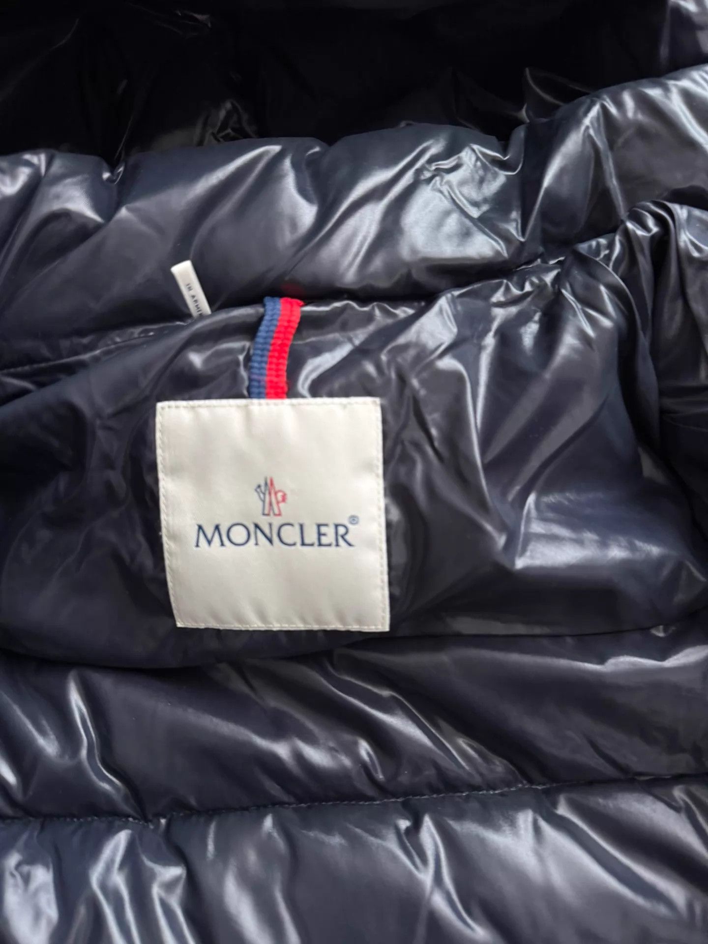 Moncler Moncler baby navy blue puffer jacket size 14Y Size XS / US 0-2 / IT 36-38 - 7 Thumbnail
