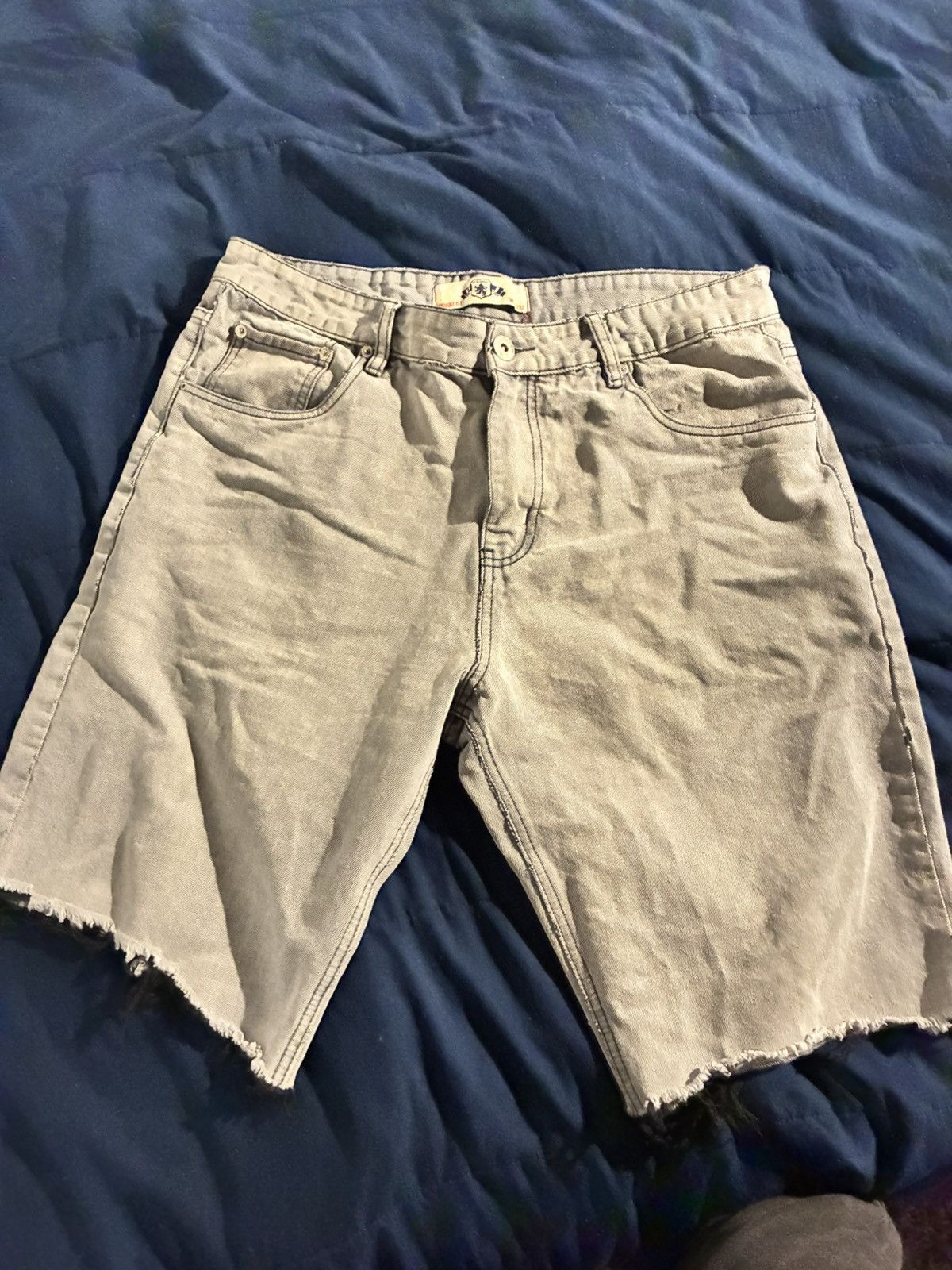 Other Grey vintage cutoff denim shorts Size US 34 / EU 50 - 1 Thumbnail