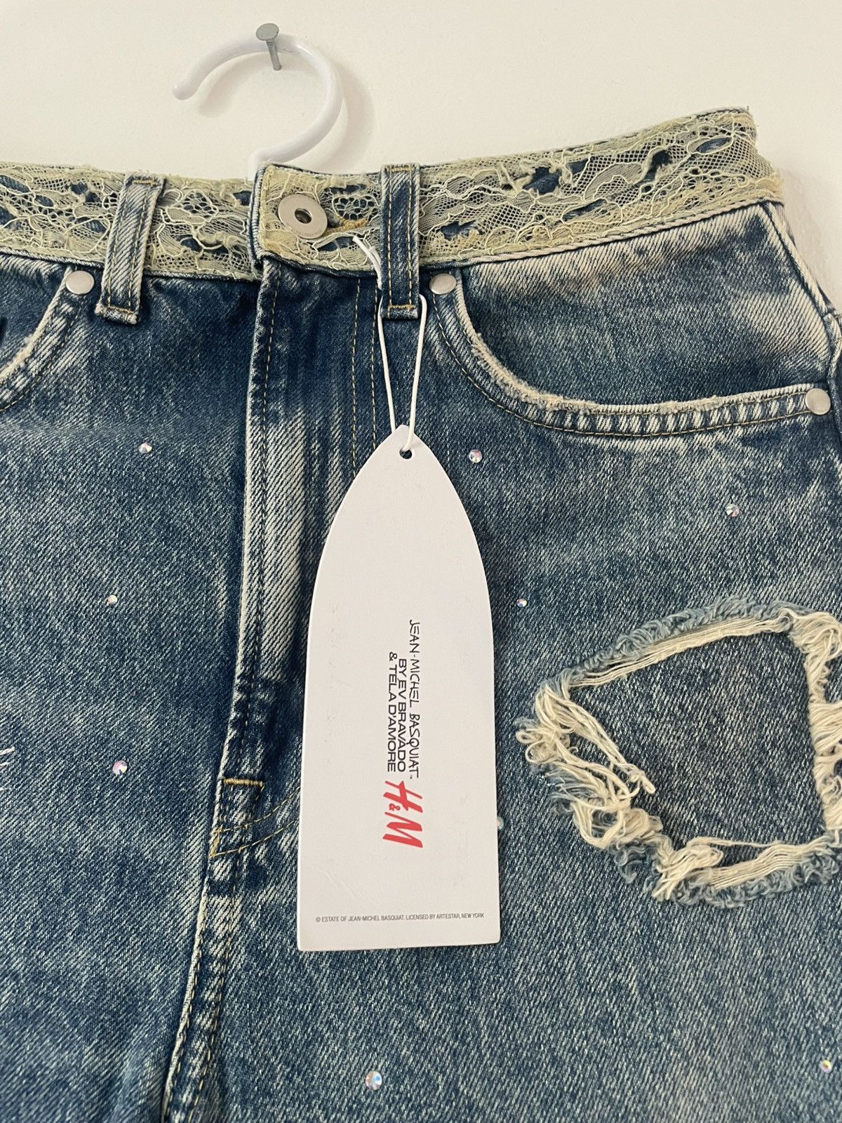 H&M × Jean-Michel Basquiat Jeans H&M x Jean Michel Basquiat Size 26" / US 2 / IT 38 - 2 Thumbnail